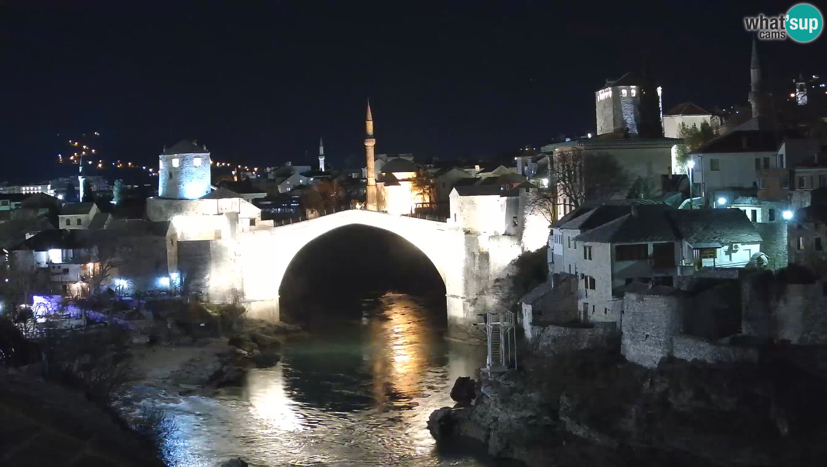 Mostar v živo – Spletna kamera na Starem mostu in reki Neretvi