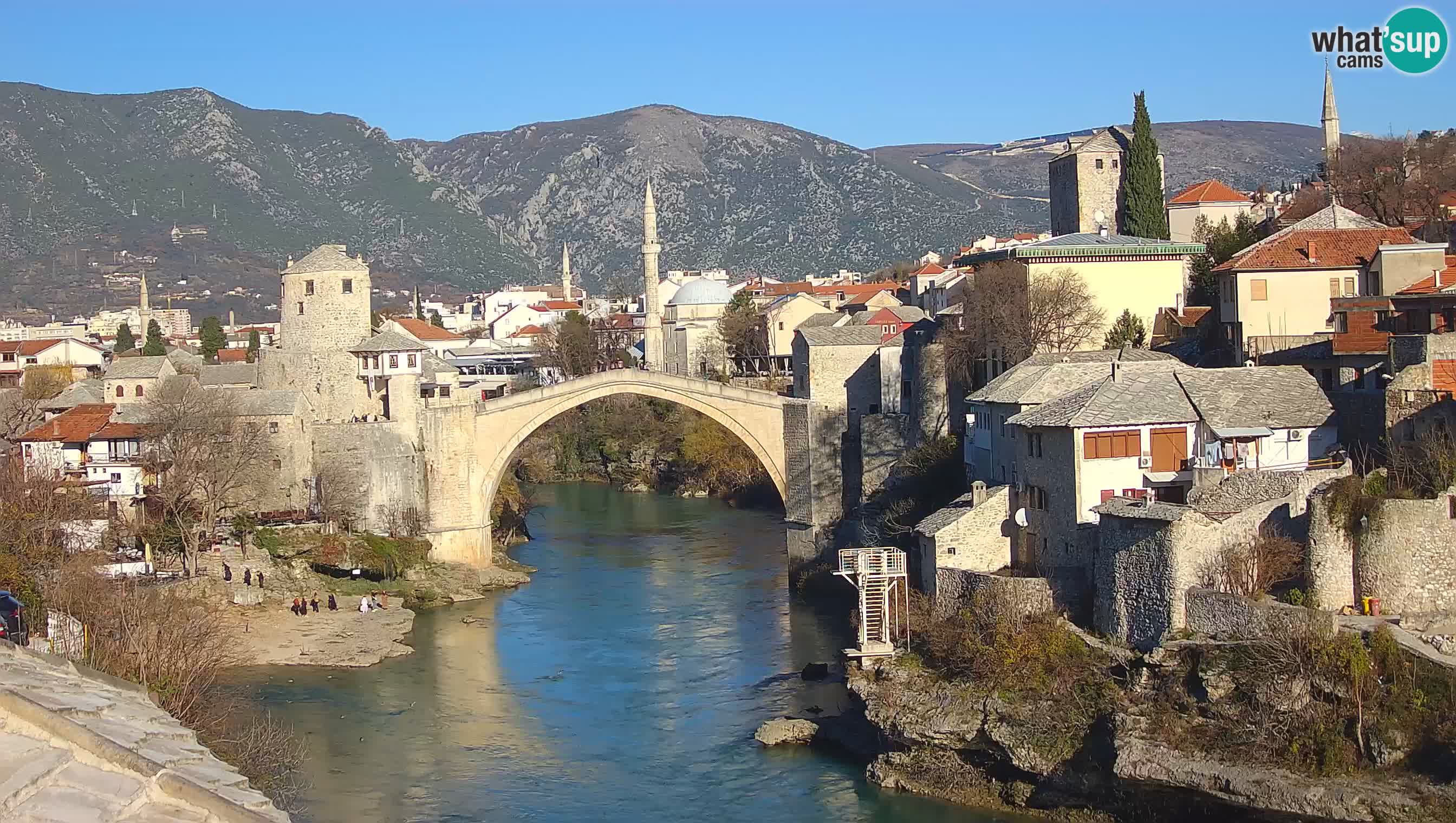 Live Webcam of Mostar – Stari Most (Old Bridge) and Neretva River