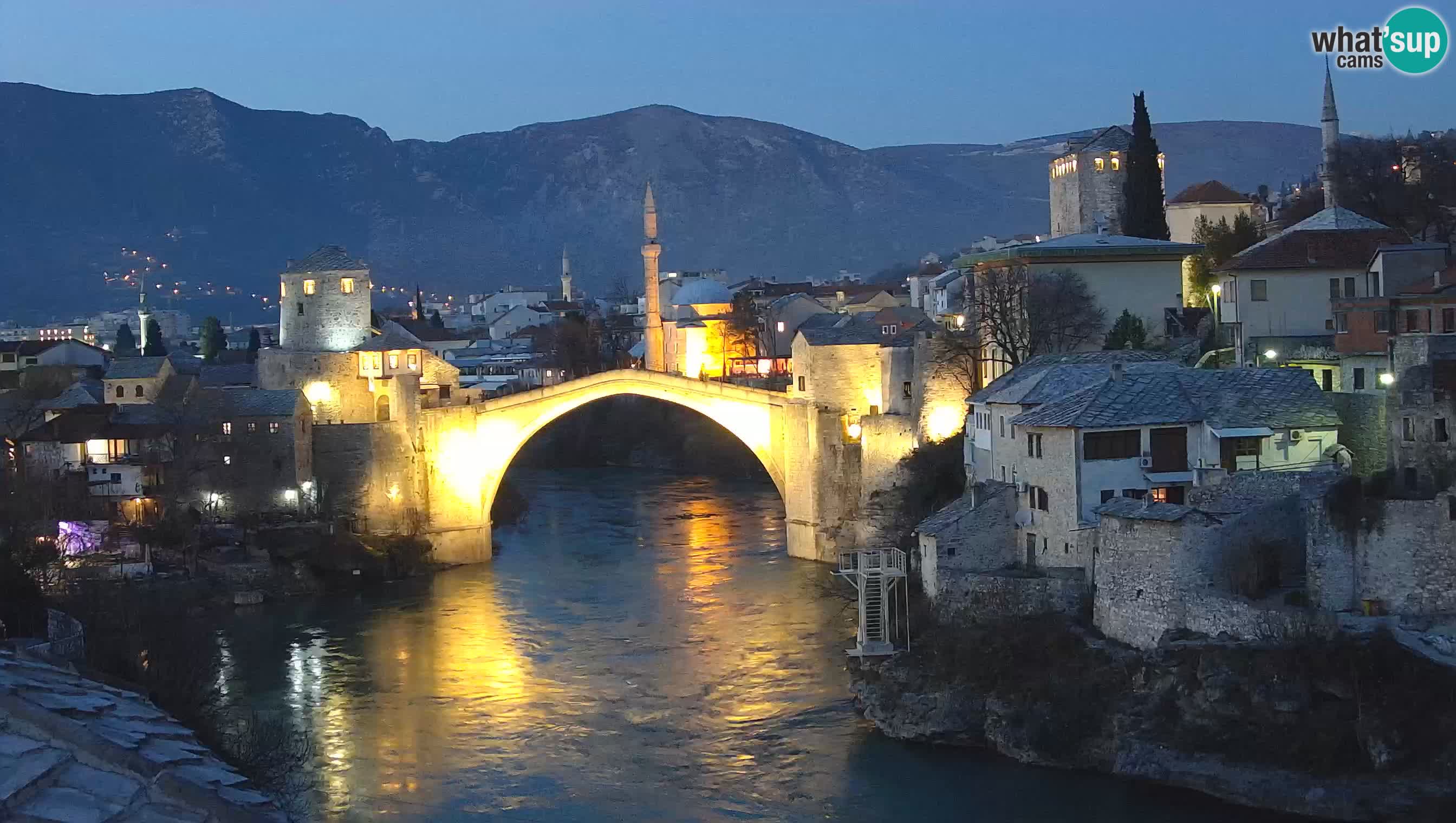Live Webcam of Mostar – Stari Most (Old Bridge) and Neretva River
