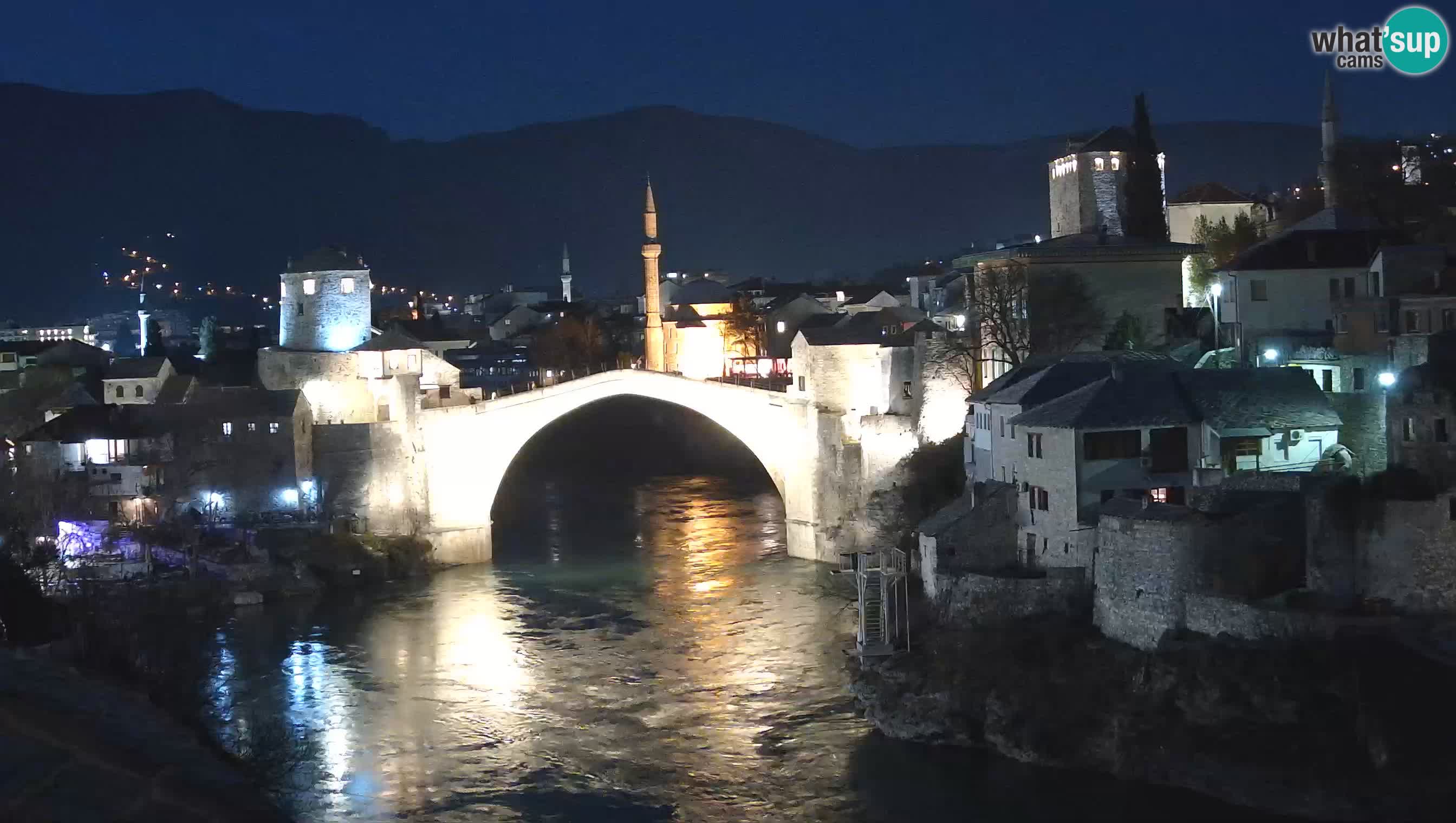 Live Webcam of Mostar – Stari Most (Old Bridge) and Neretva River