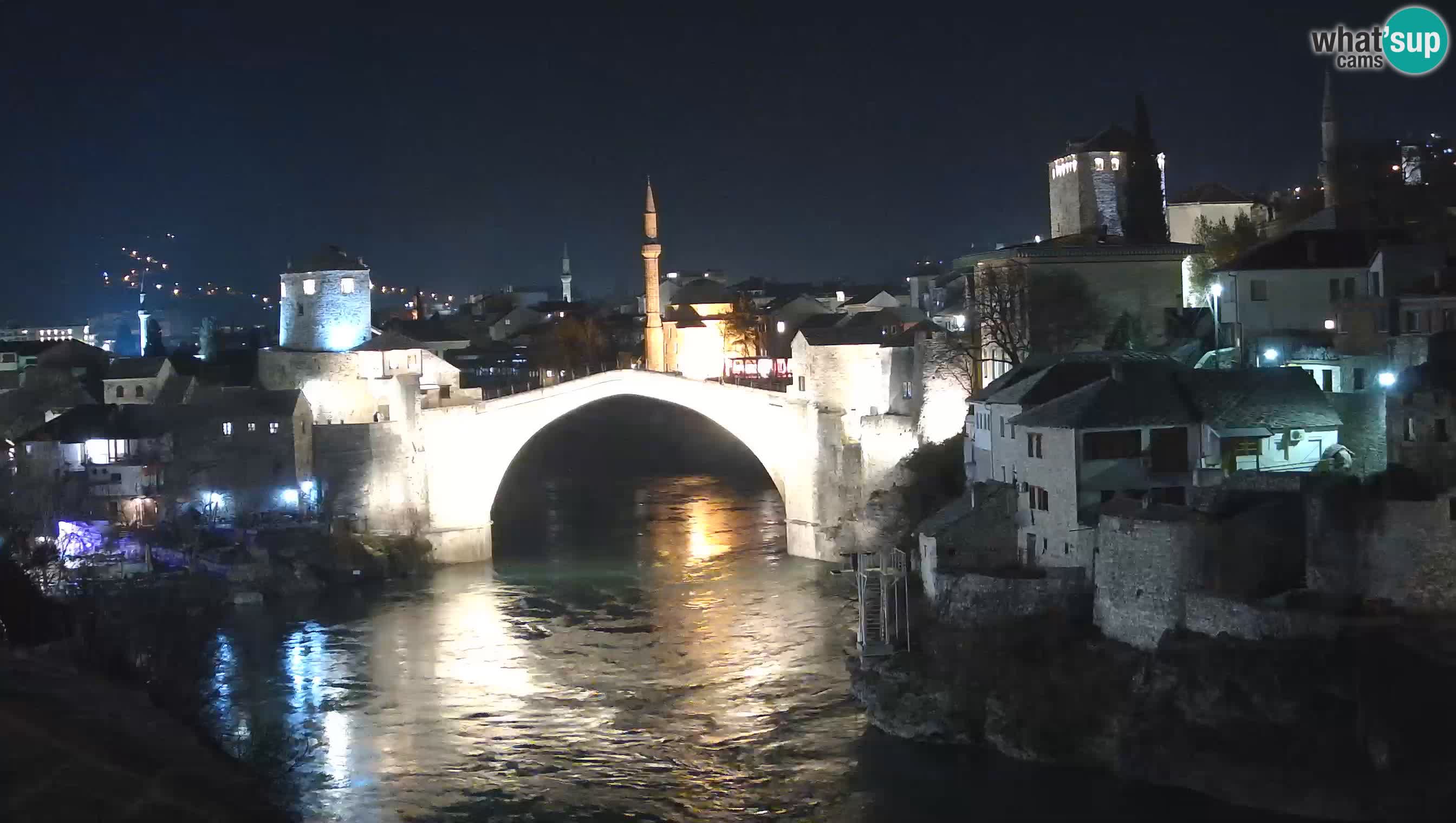 Live Webcam of Mostar – Stari Most (Old Bridge) and Neretva River
