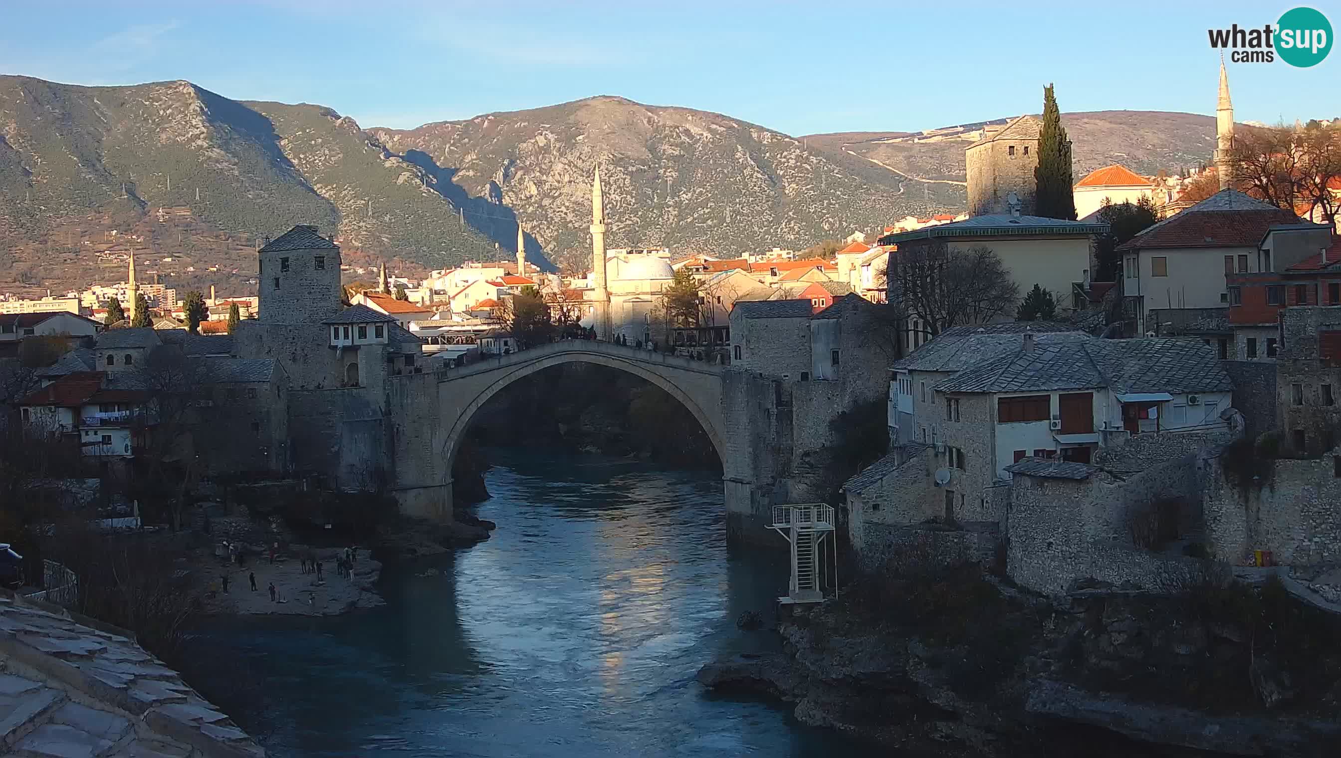 Live Webcam of Mostar – Stari Most (Old Bridge) and Neretva River