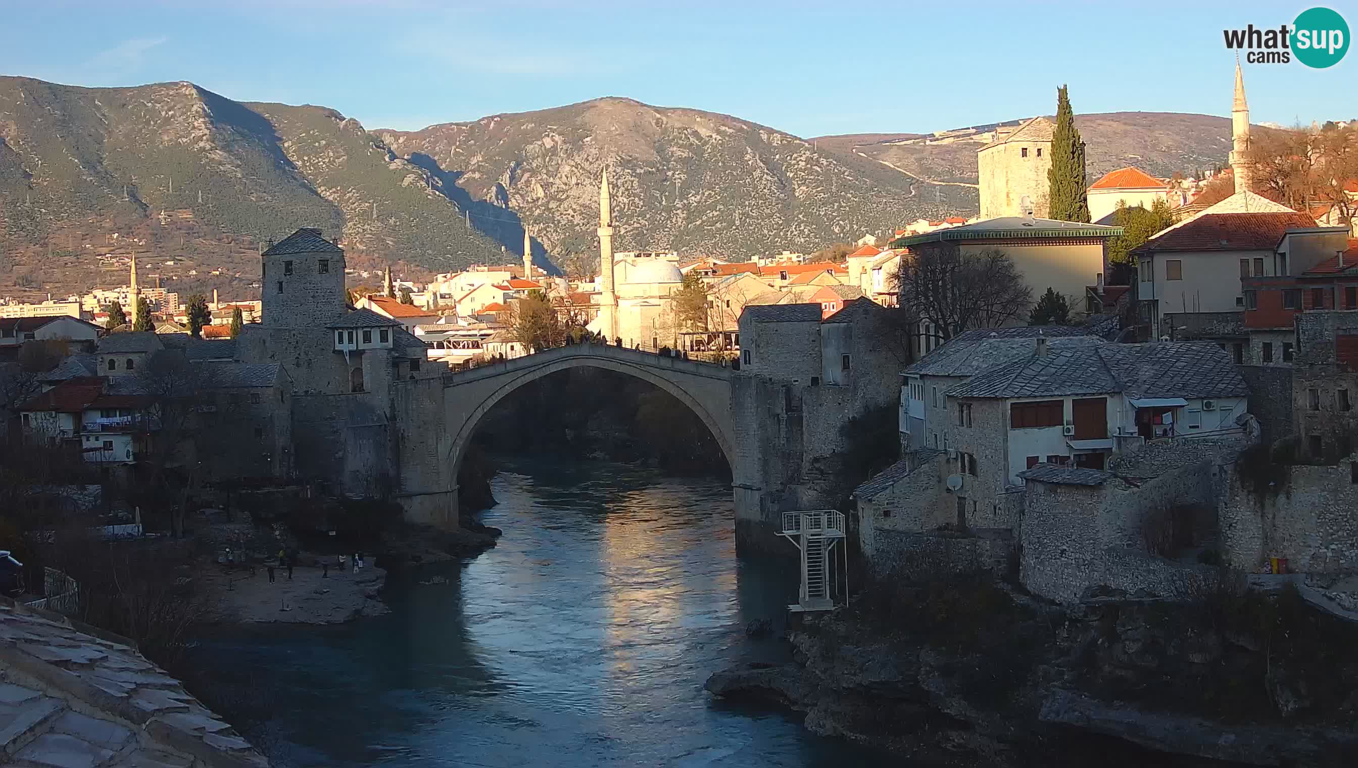 Mostar in diretta – Webcam sul Ponte Vecchio (Stari Most) e fiume Neretva
