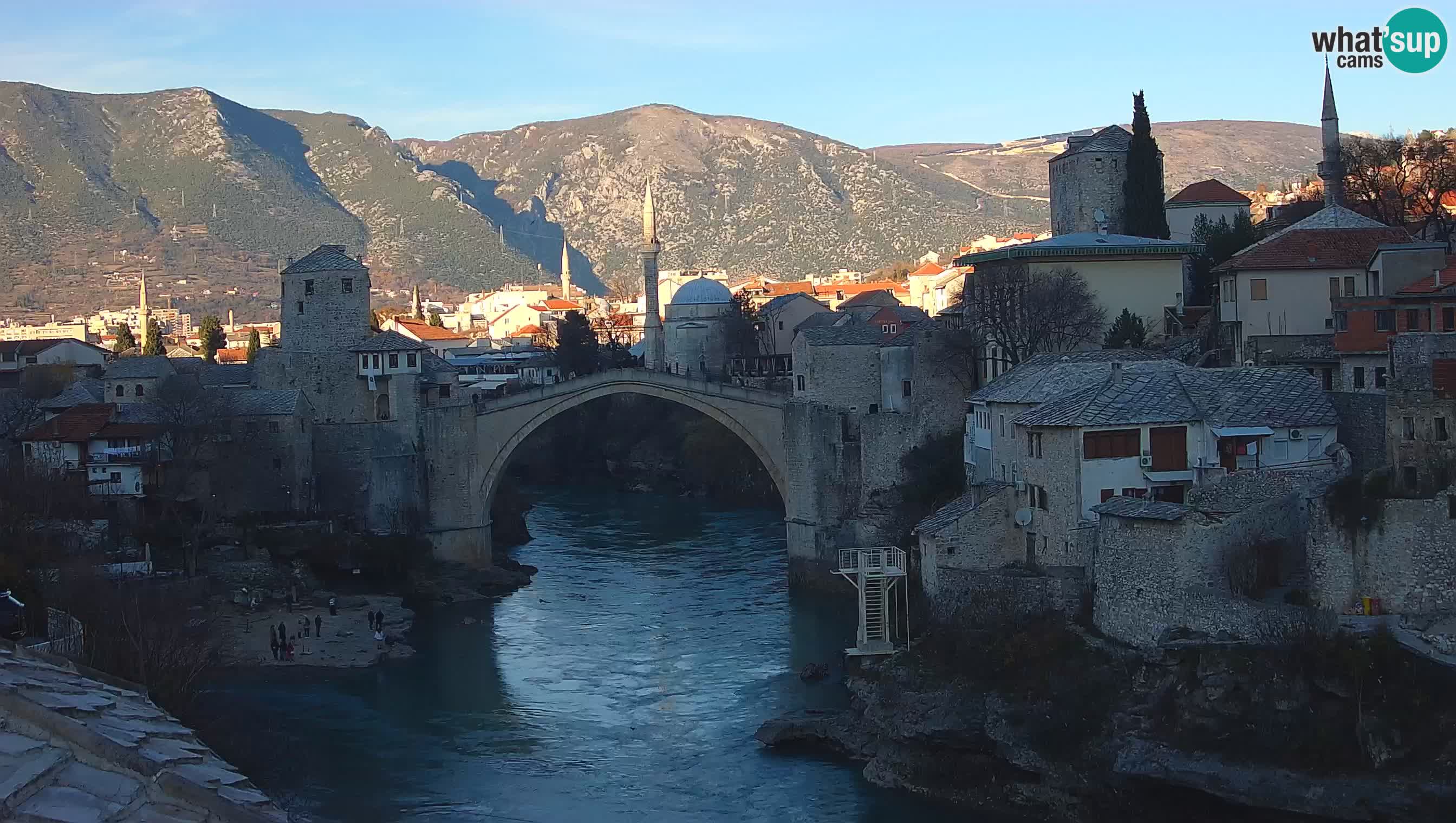 Mostar web kamera – Stari Most i rijeka Neretva – Goa Mostar