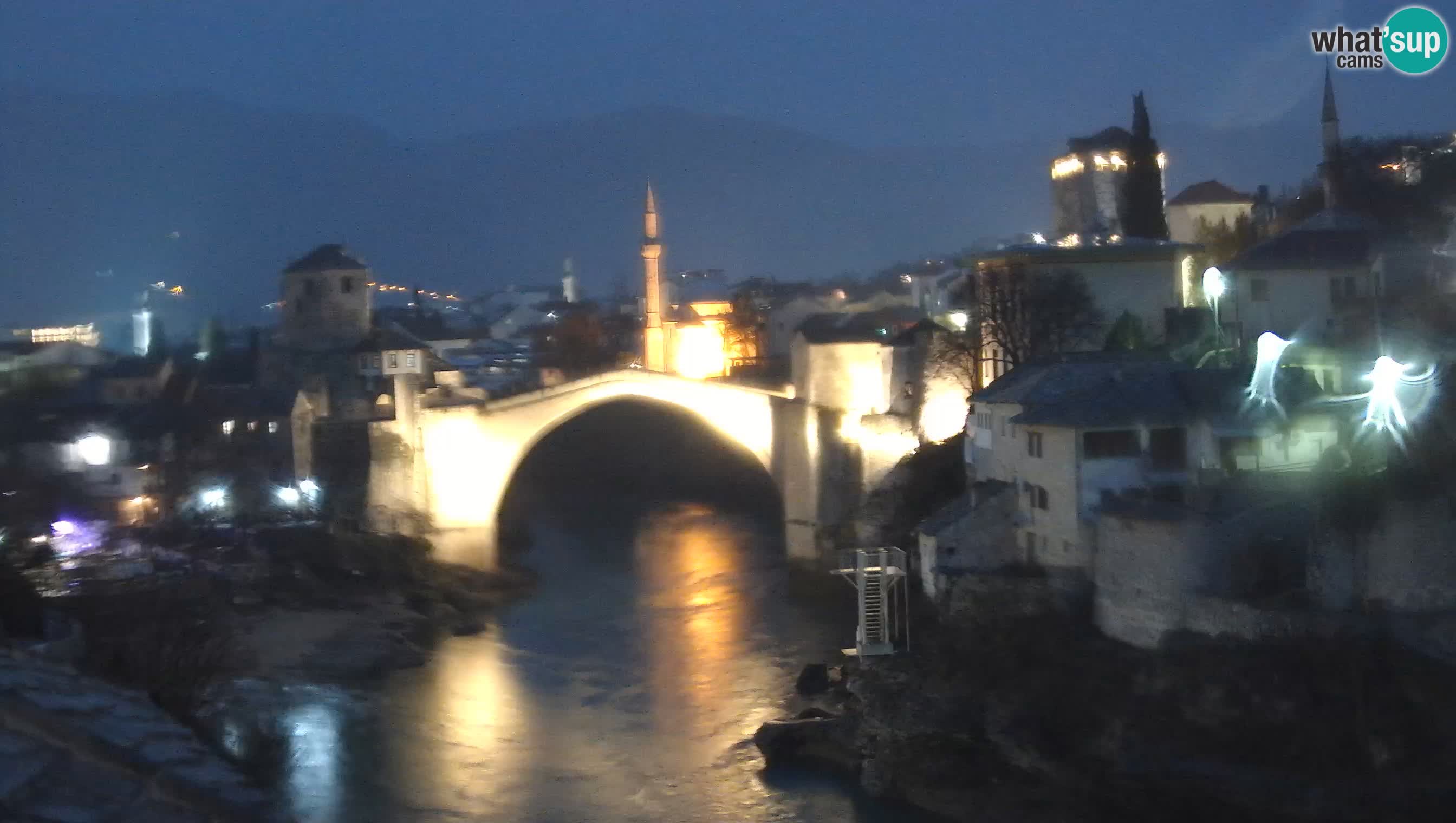 Mostar v živo – Spletna kamera na Starem mostu in reki Neretvi