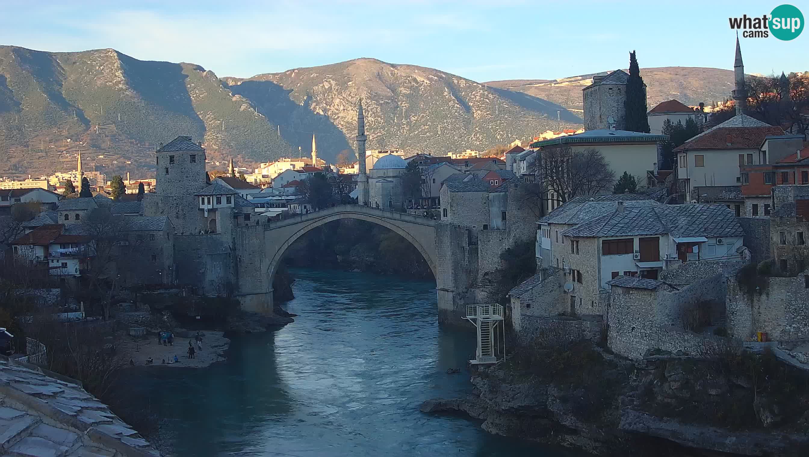 Mostar web kamera – Stari Most i rijeka Neretva – Goa Mostar
