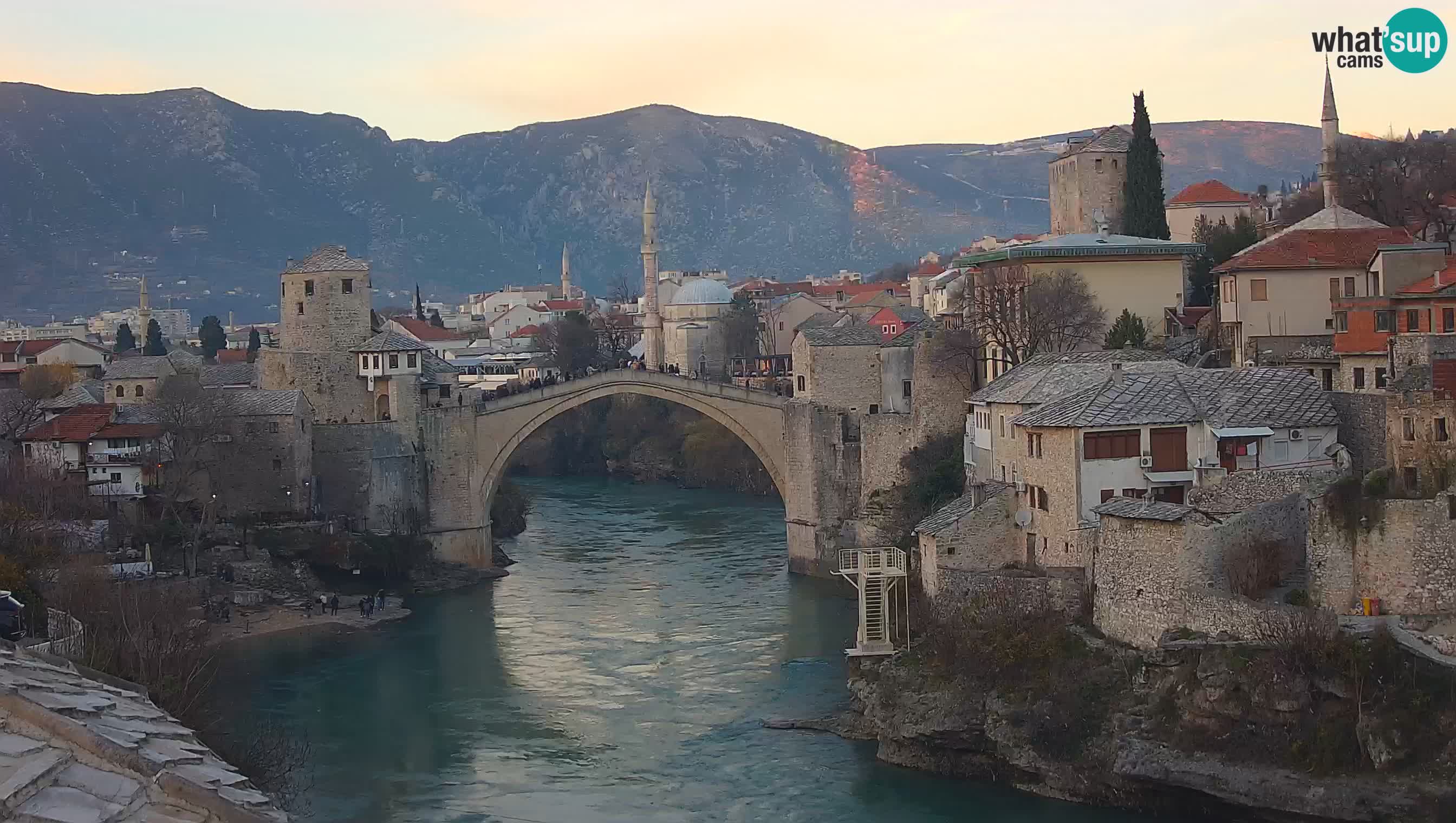 Mostar in diretta – Webcam sul Ponte Vecchio (Stari Most) e fiume Neretva