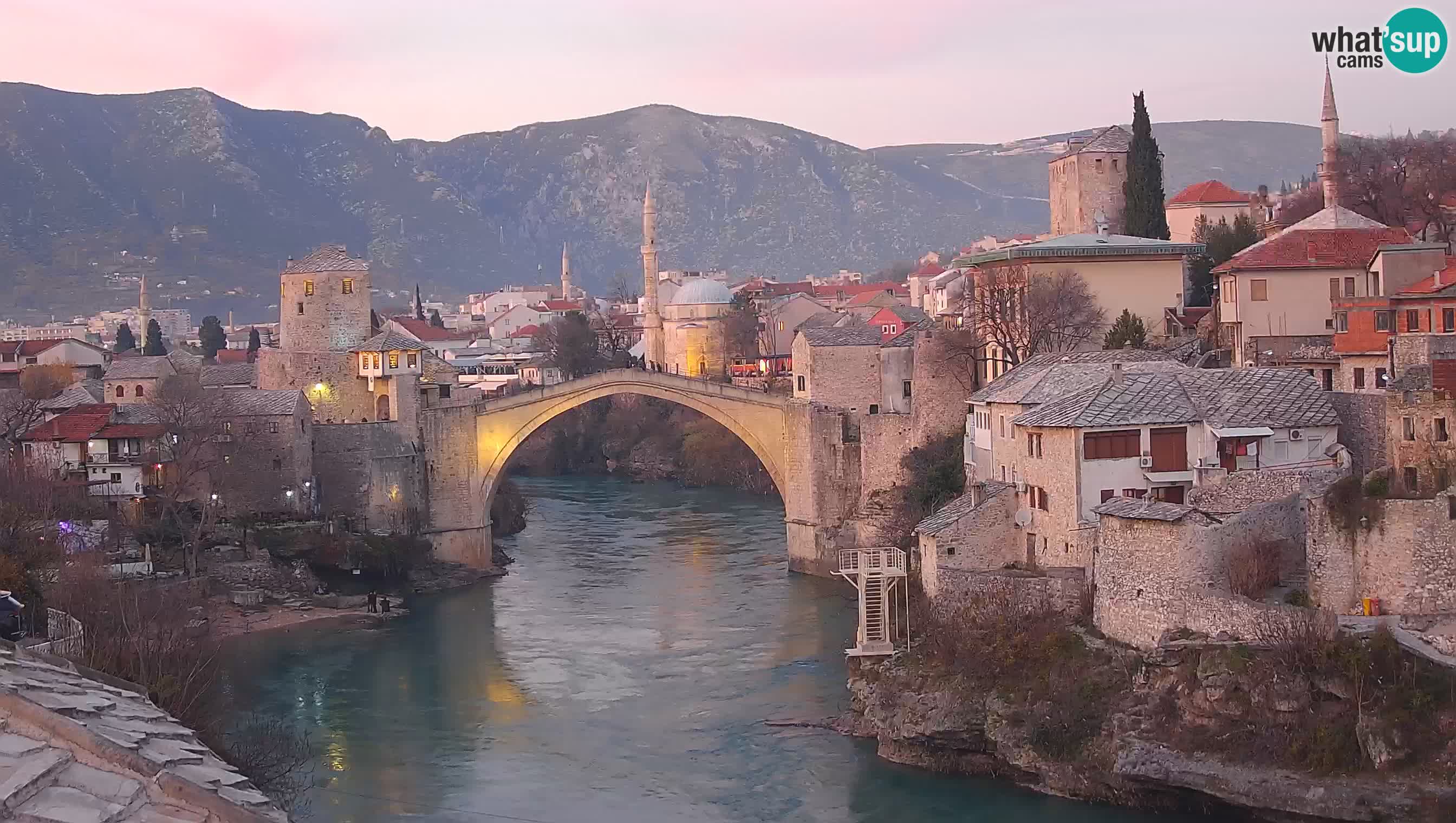 Mostar in diretta – Webcam sul Ponte Vecchio (Stari Most) e fiume Neretva