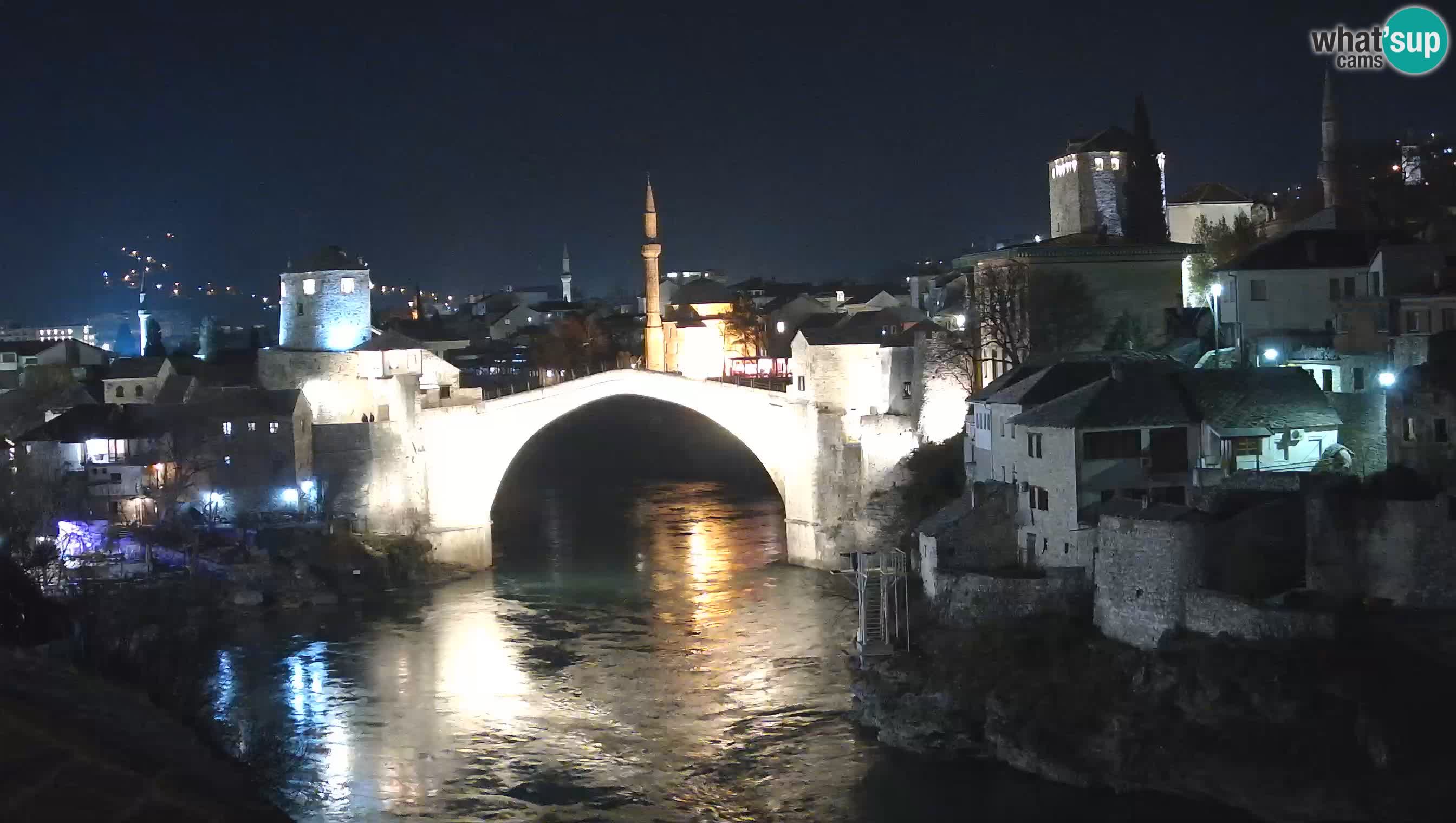 Mostar web kamera – Stari Most i rijeka Neretva – Goa Mostar