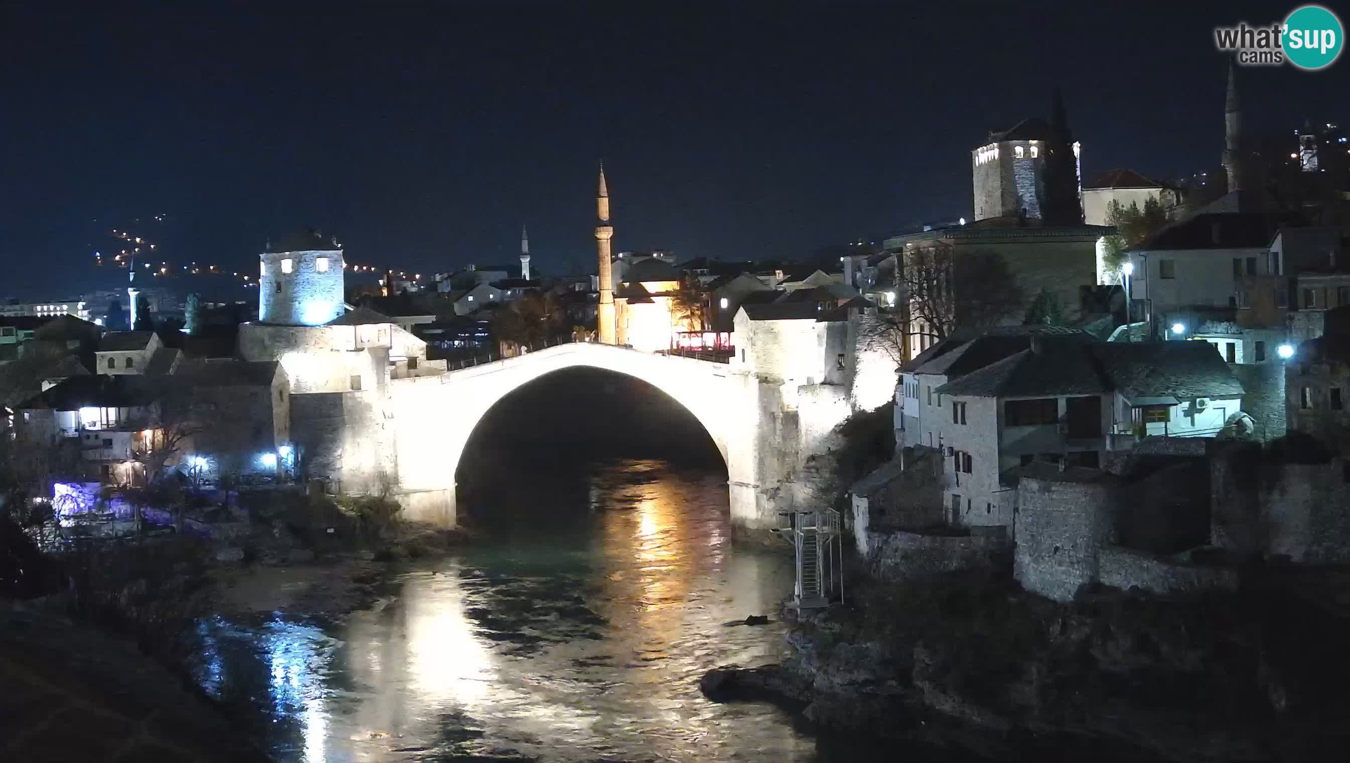 Mostar v živo – Spletna kamera na Starem mostu in reki Neretvi