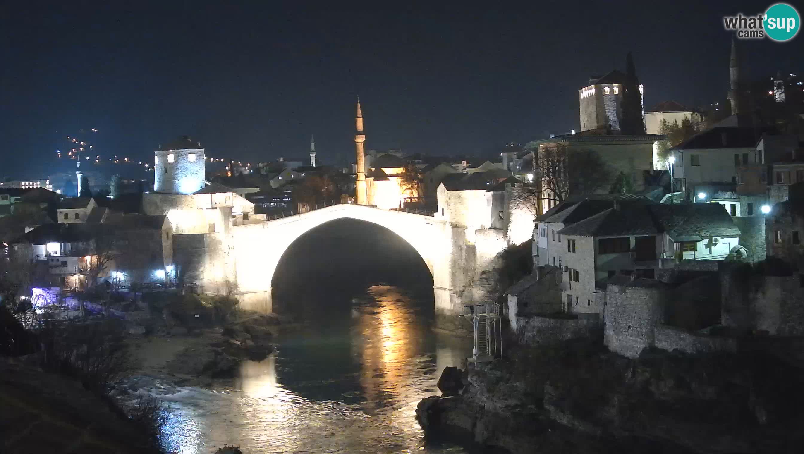 Live Webcam of Mostar – Stari Most (Old Bridge) and Neretva River