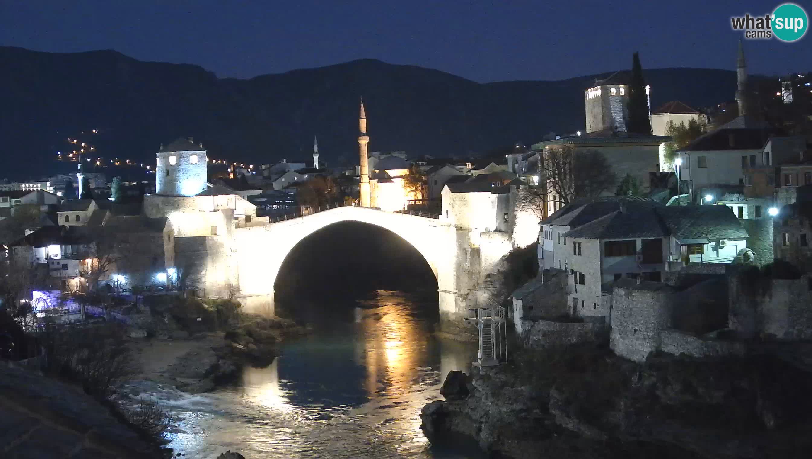 Mostar v živo – Spletna kamera na Starem mostu in reki Neretvi
