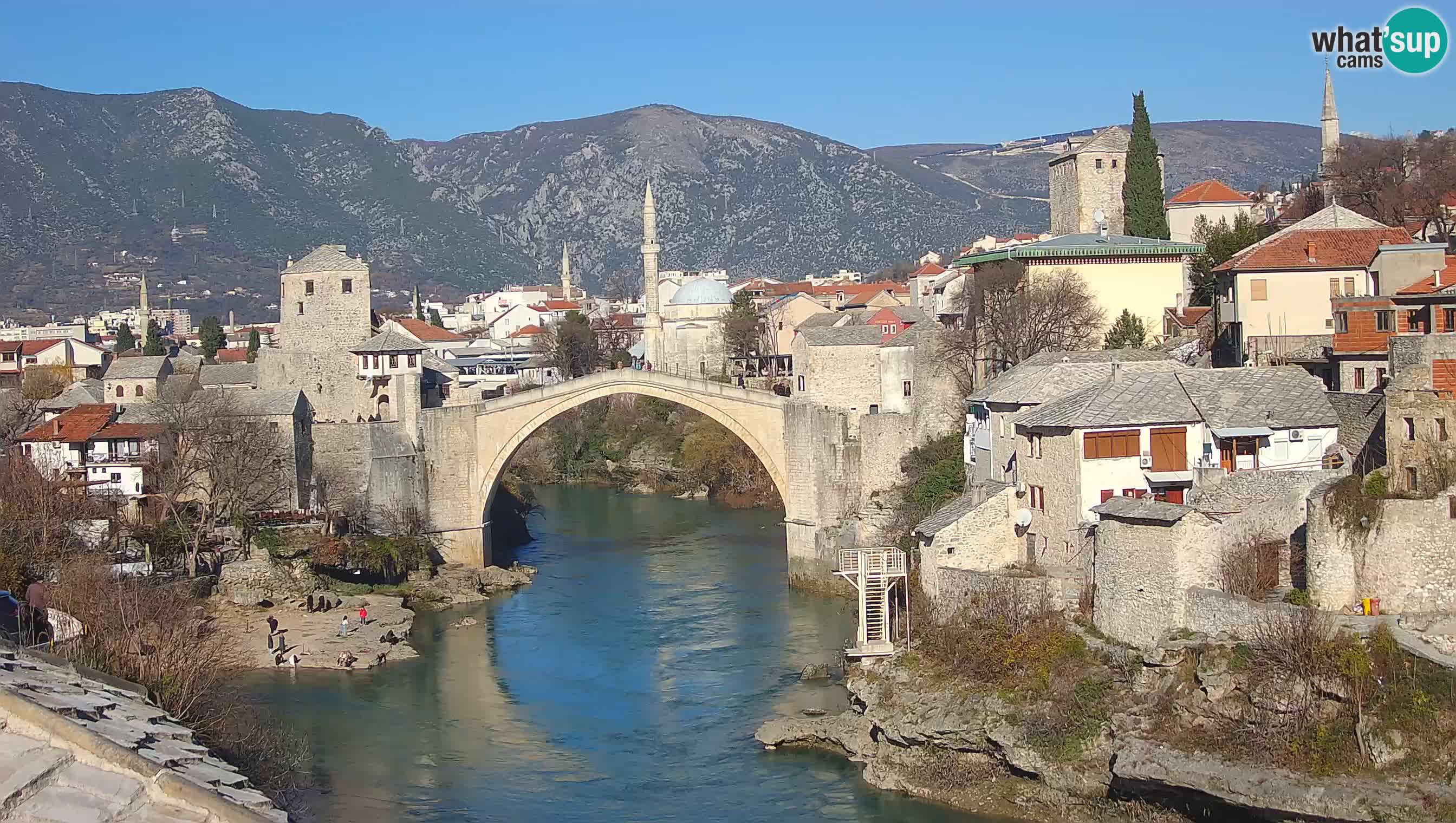 Mostar in diretta – Webcam sul Ponte Vecchio (Stari Most) e fiume Neretva