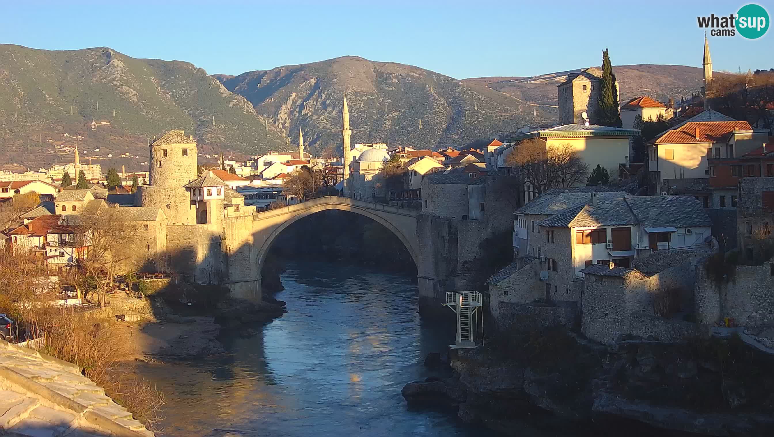 Mostar in diretta – Webcam sul Ponte Vecchio (Stari Most) e fiume Neretva