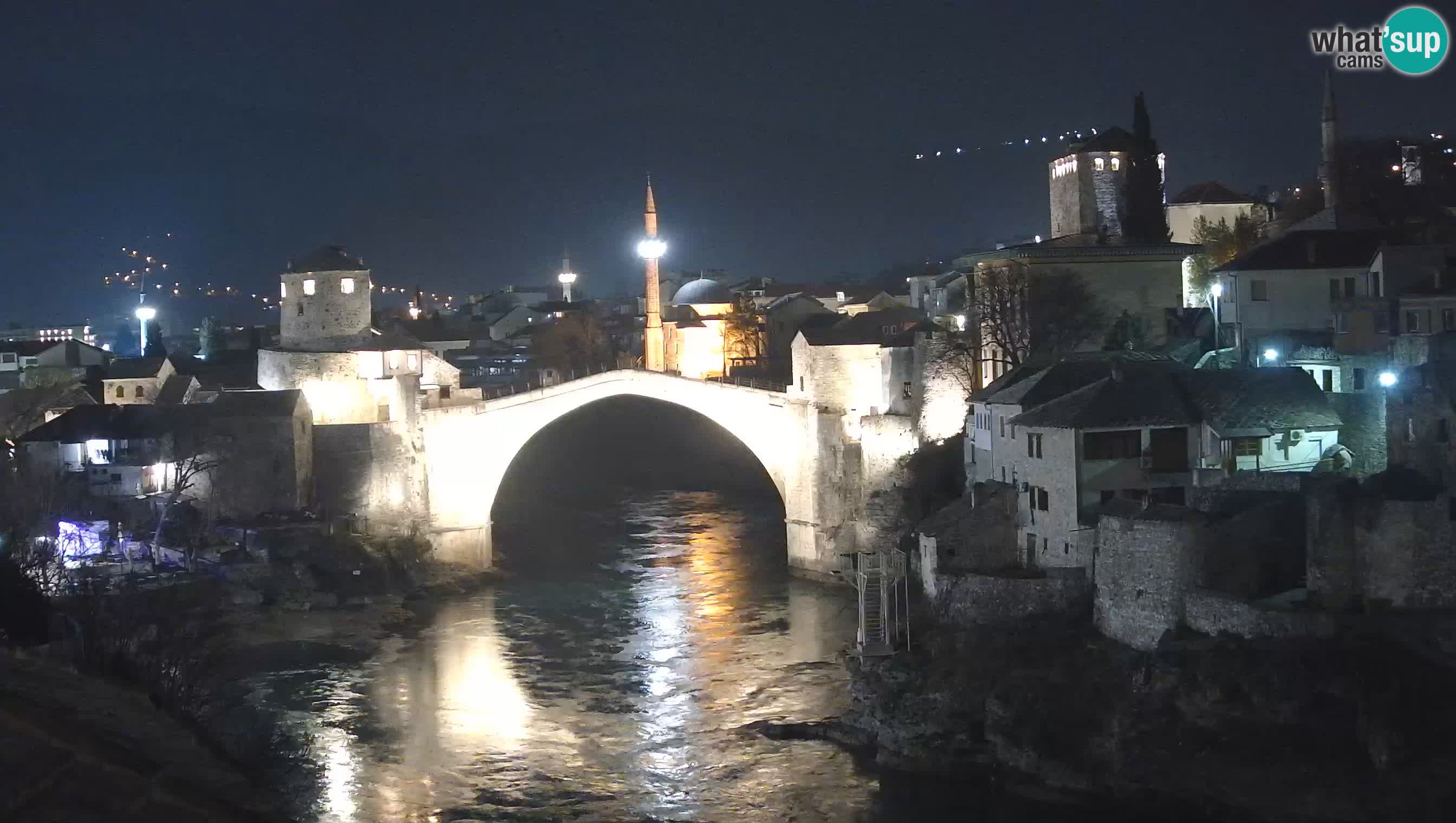 Mostar web kamera – Stari Most i rijeka Neretva – Goa Mostar