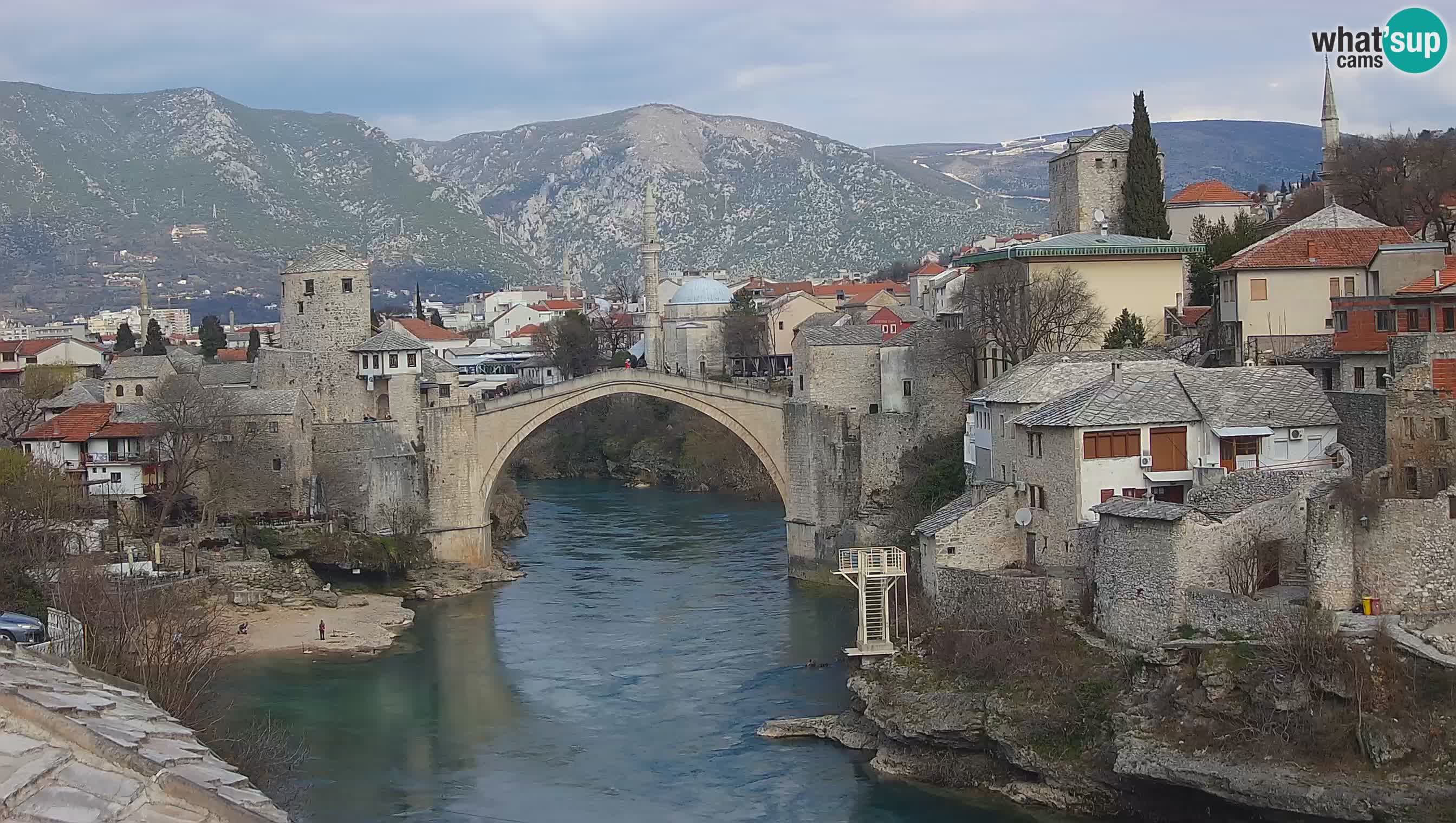 Mostar v živo – Spletna kamera na Starem mostu in reki Neretvi