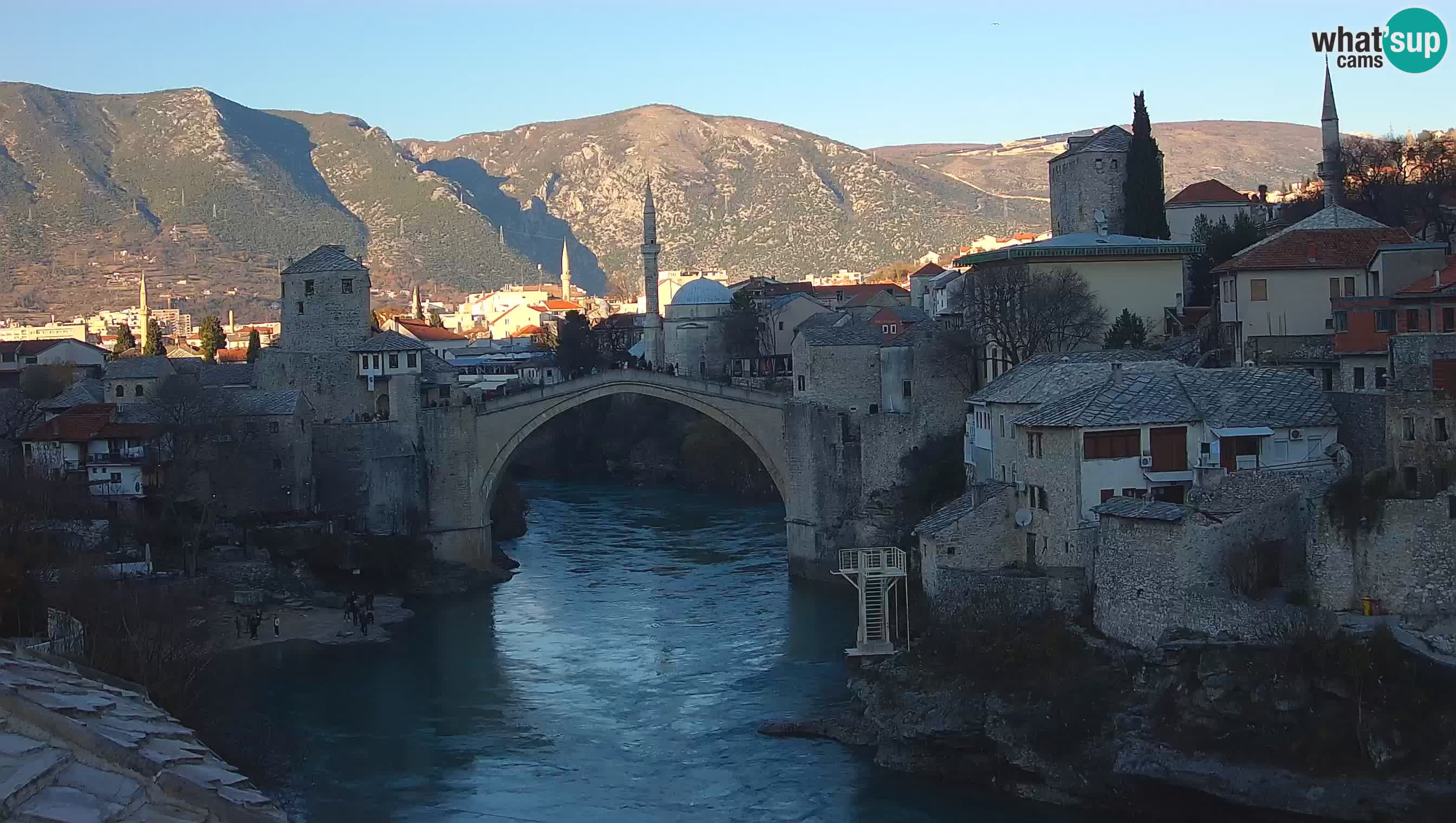Mostar in diretta – Webcam sul Ponte Vecchio (Stari Most) e fiume Neretva
