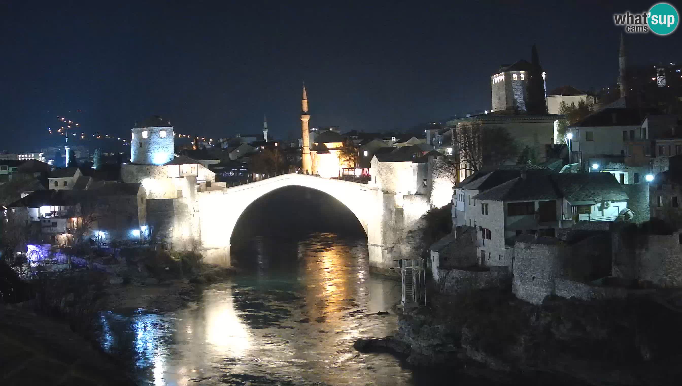 Live Webcam of Mostar – Stari Most (Old Bridge) and Neretva River