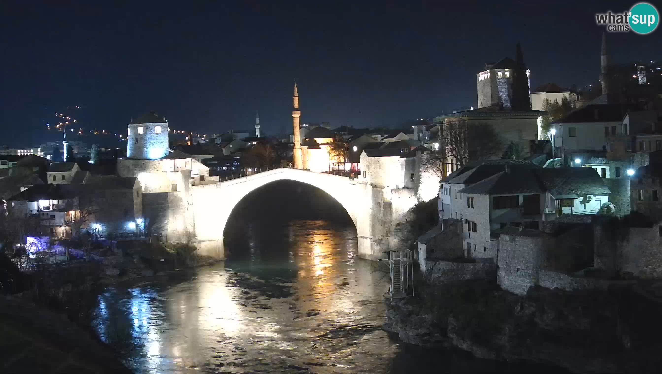 Mostar v živo – Spletna kamera na Starem mostu in reki Neretvi