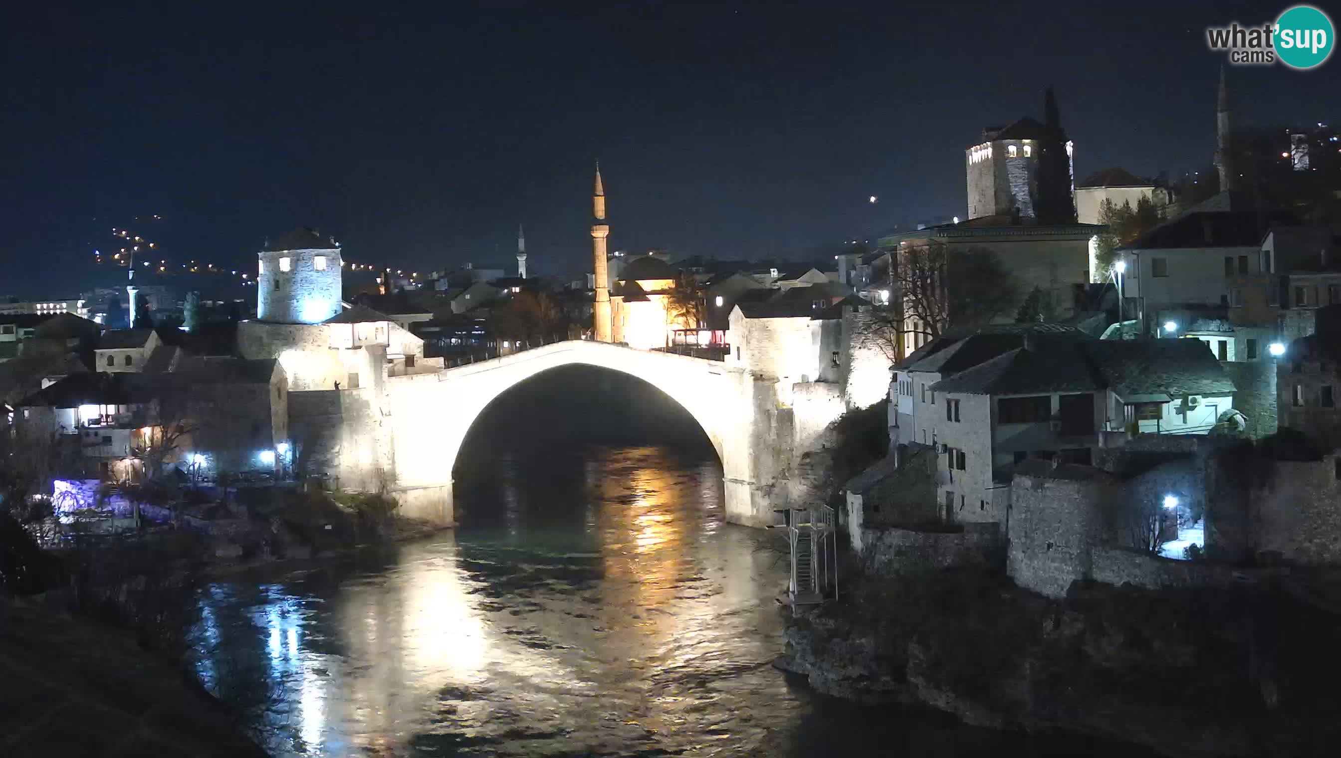 Mostar web kamera – Stari Most i rijeka Neretva – Goa Mostar
