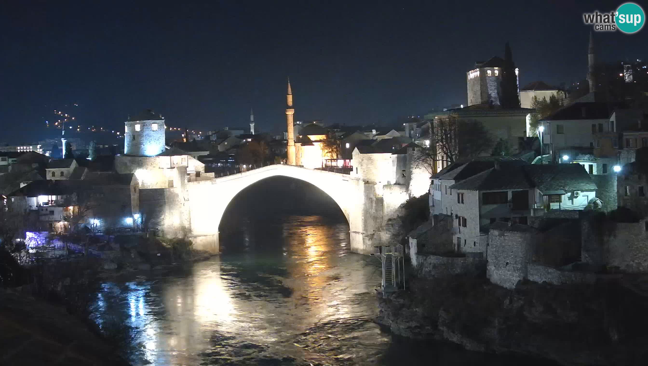 Mostar web kamera – Stari Most i rijeka Neretva – Goa Mostar