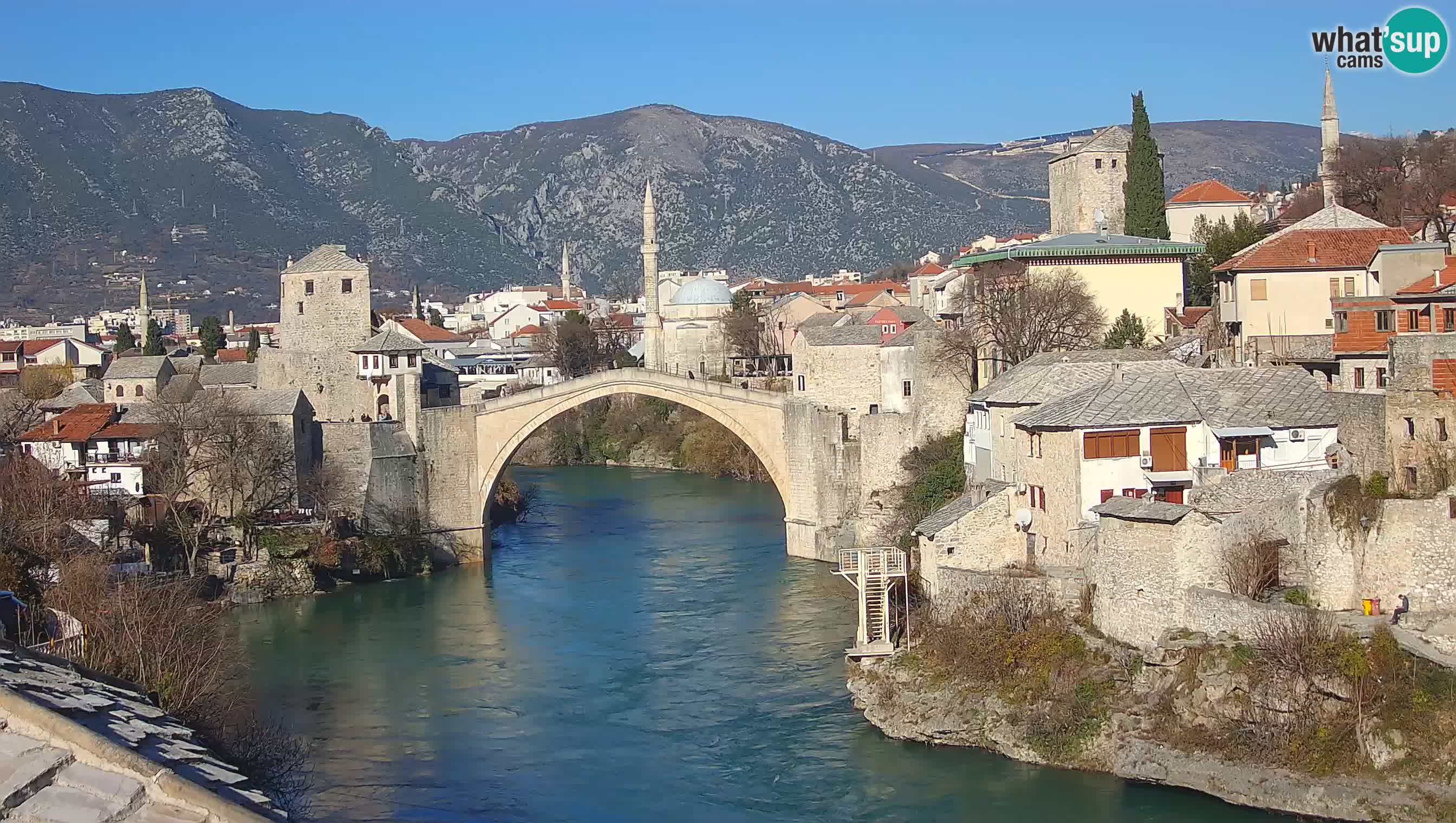 Mostar in diretta – Webcam sul Ponte Vecchio (Stari Most) e fiume Neretva