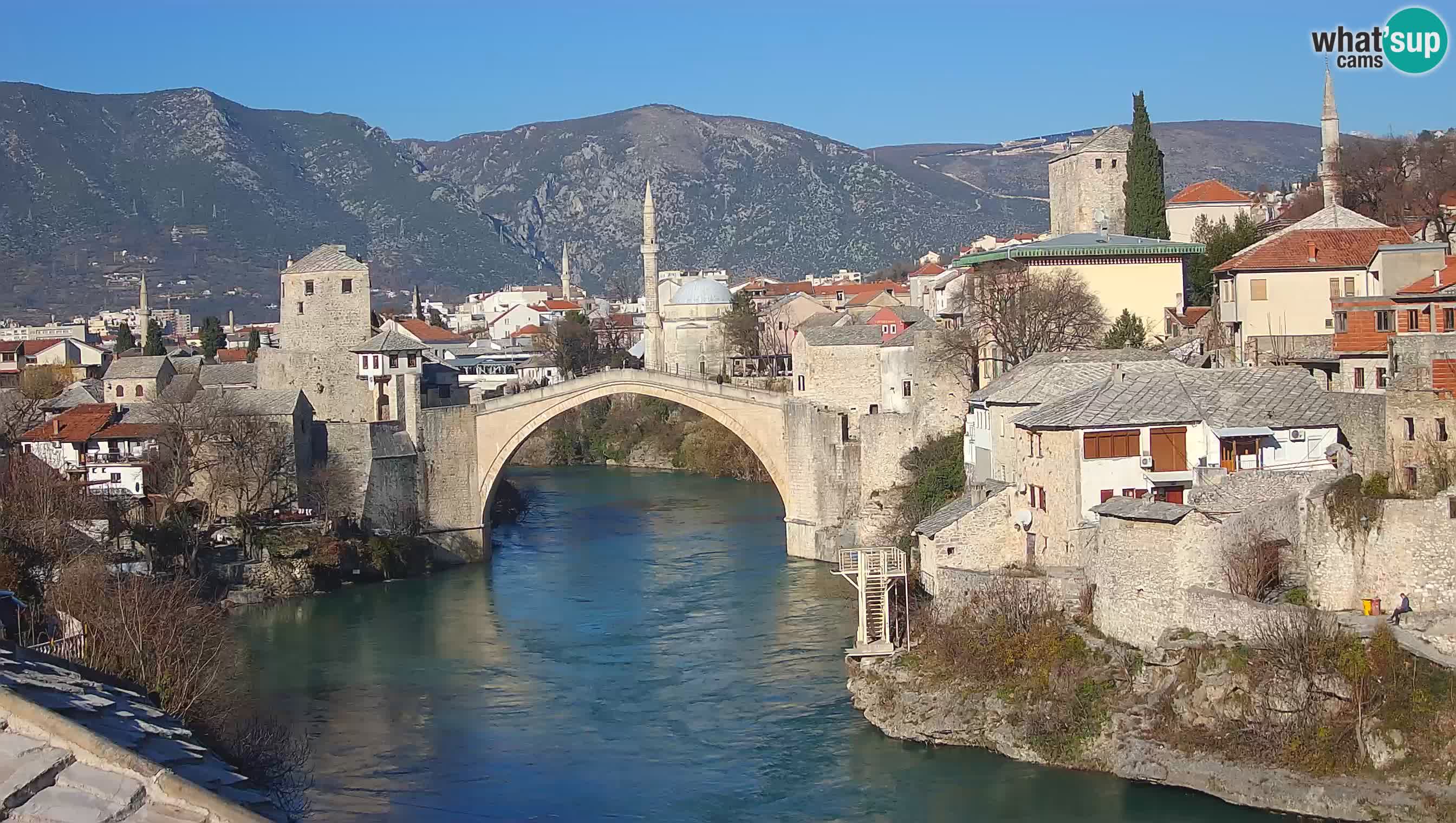 Mostar webcam – LIVE Old Bridge and Neretva river