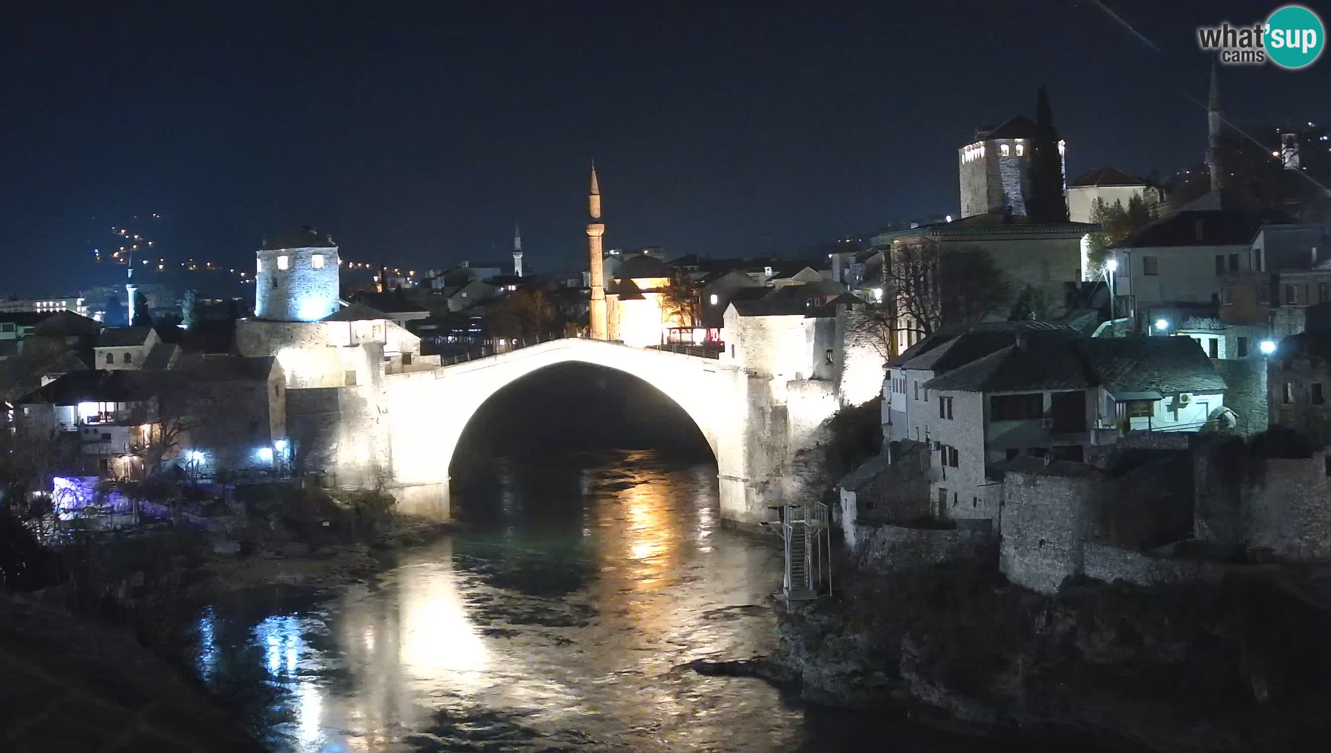 Mostar web kamera – Stari Most i rijeka Neretva – Goa Mostar