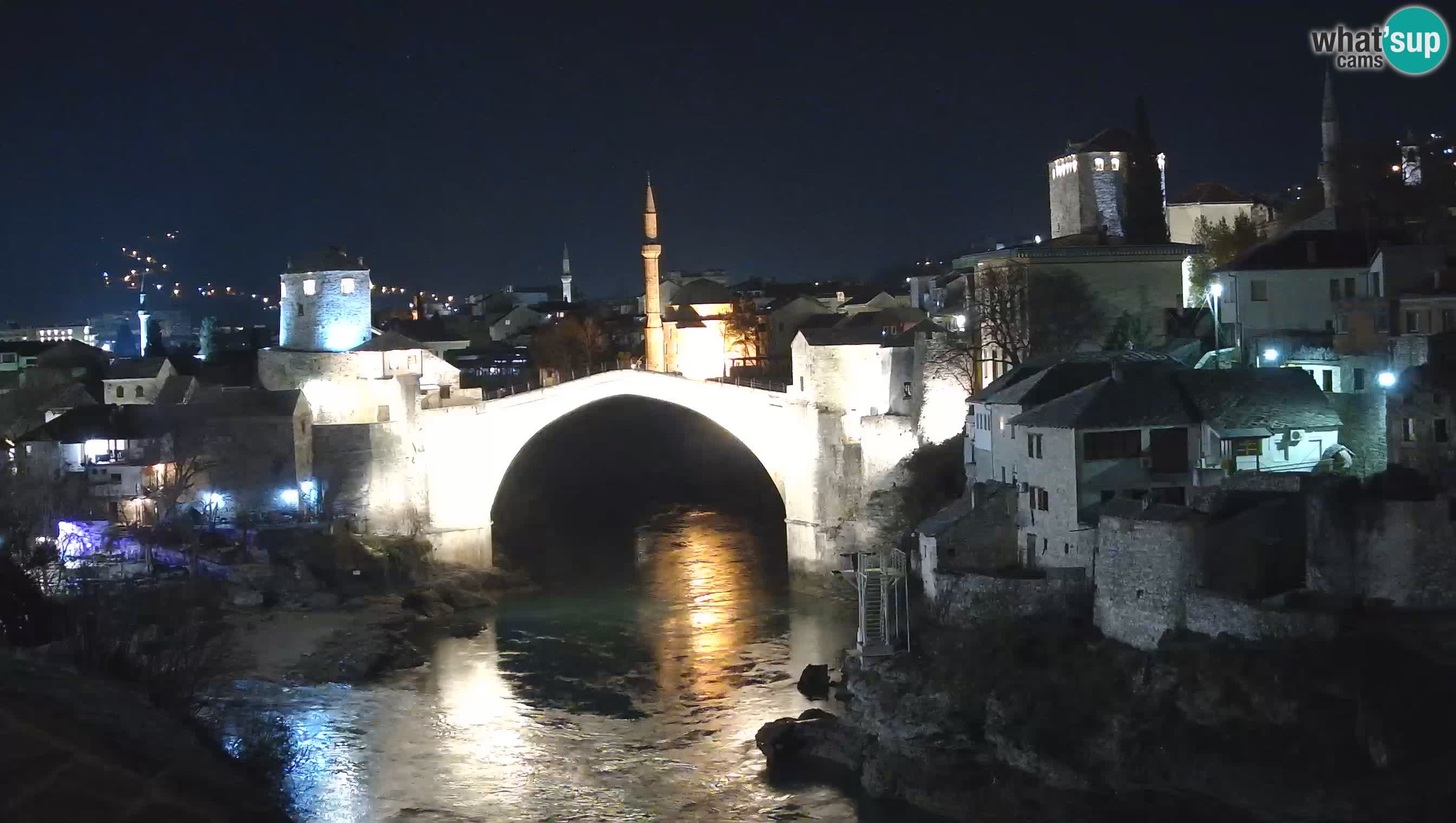 Mostar web kamera – Stari Most i rijeka Neretva – Goa Mostar