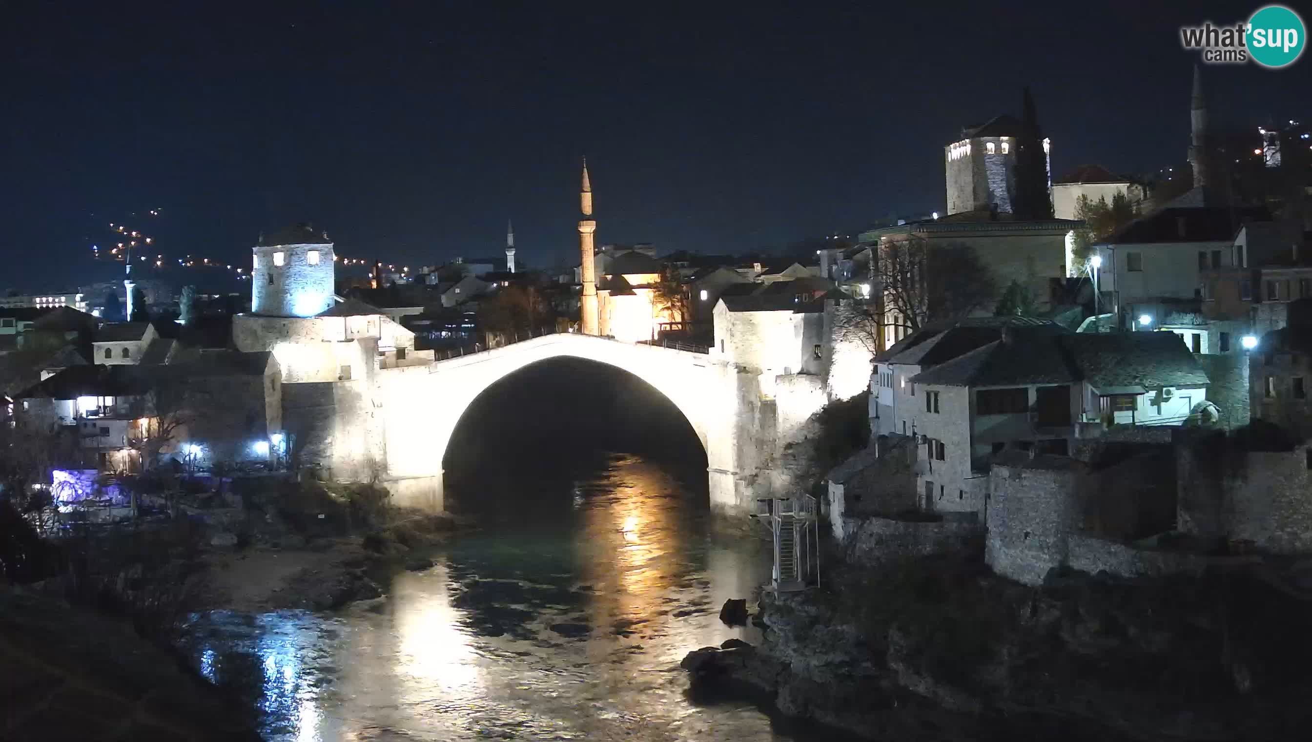 Mostar web kamera – Stari Most i rijeka Neretva – Goa Mostar