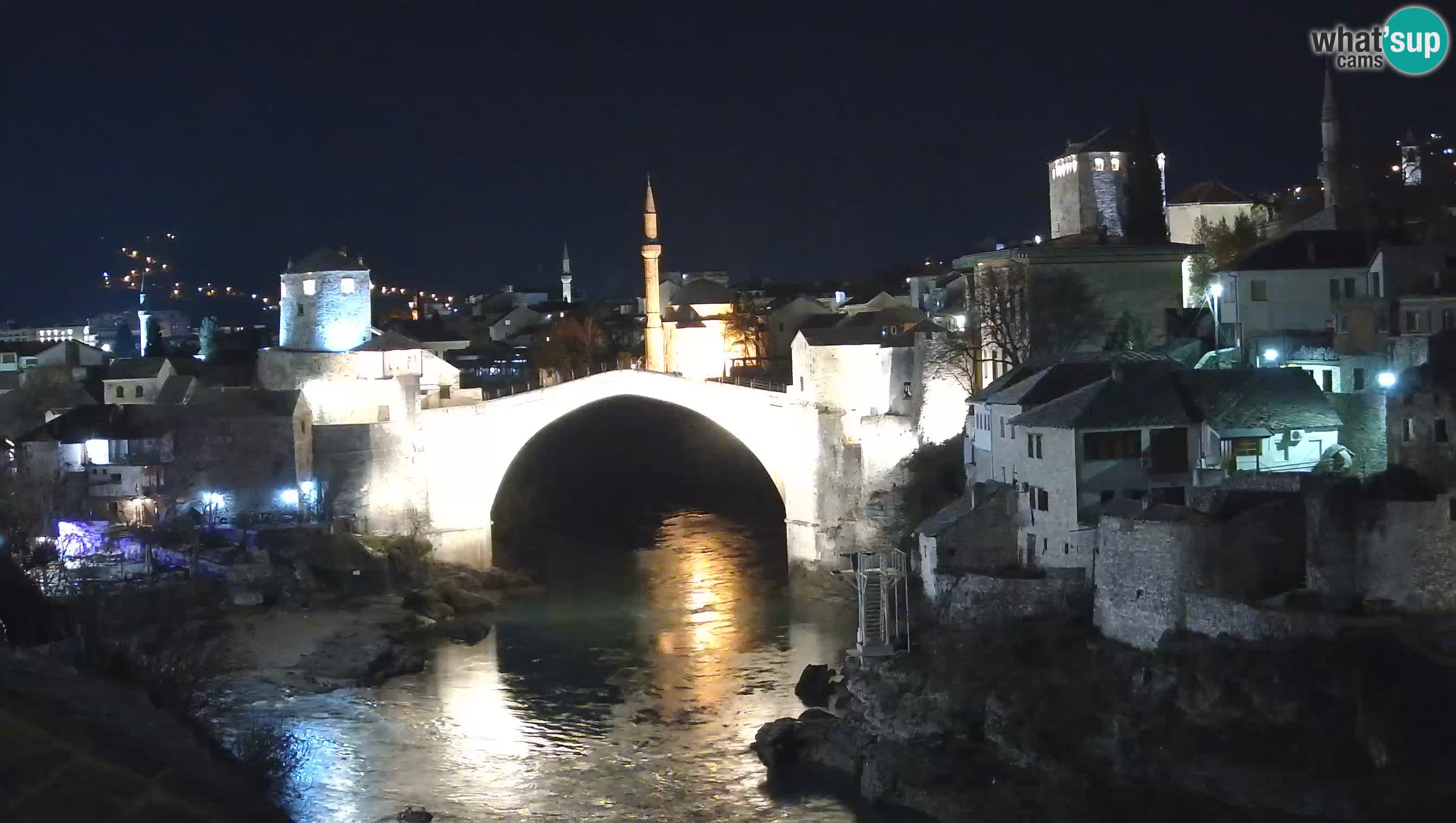 Cámara web de Mostar – El Viejo Puente sobre el río Neretva