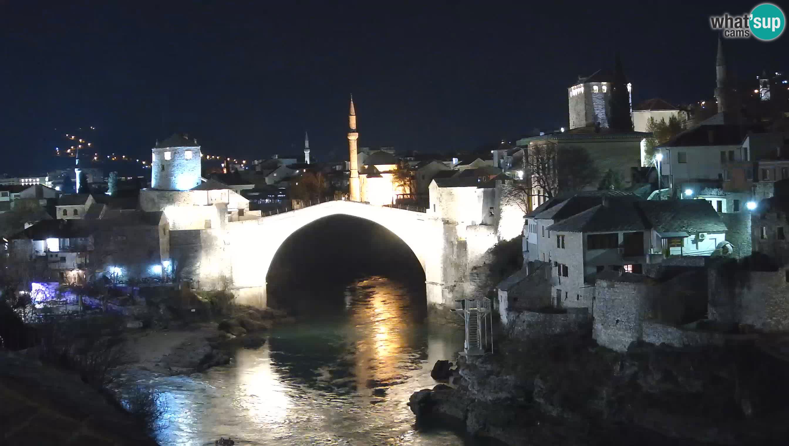 Mostar web kamera – Stari Most i rijeka Neretva – Goa Mostar