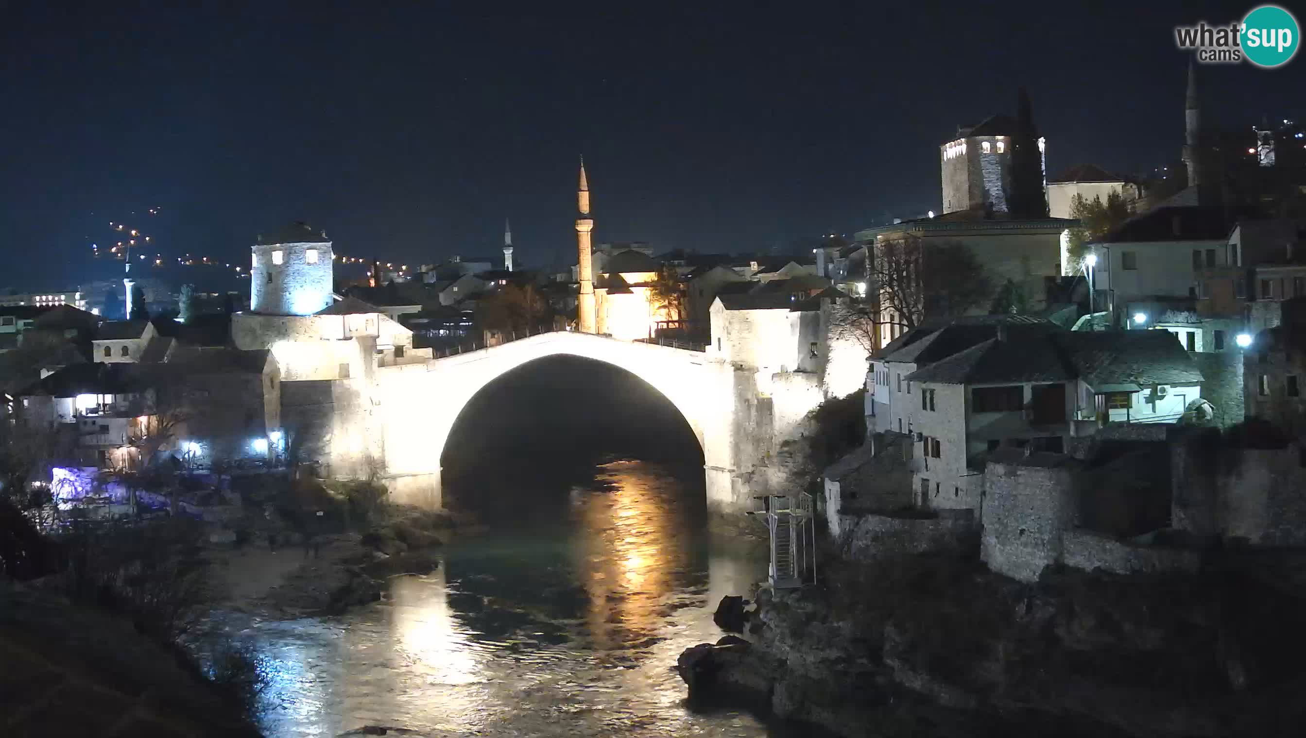 Mostar web kamera – Stari Most i rijeka Neretva – Goa Mostar