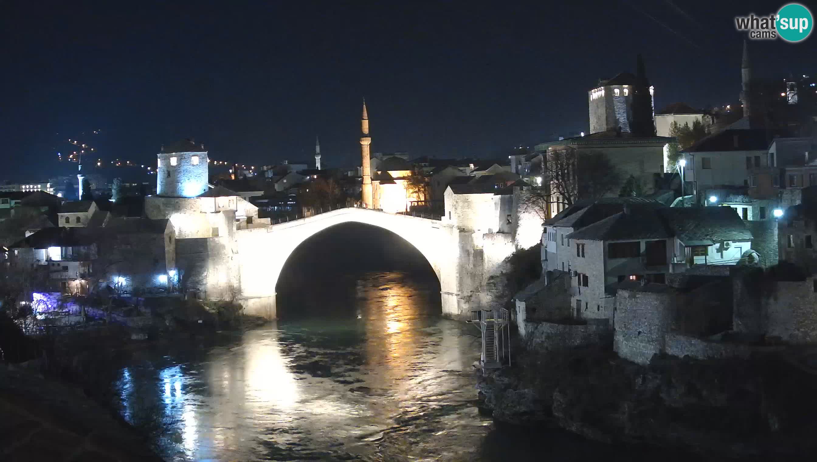 Mostar in diretta – Webcam sul Ponte Vecchio (Stari Most) e fiume Neretva