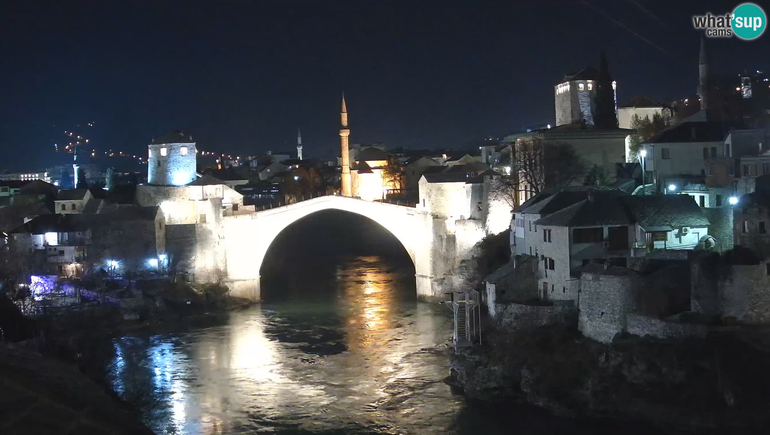 Mostar web kamera – Stari Most i rijeka Neretva – Goa Mostar
