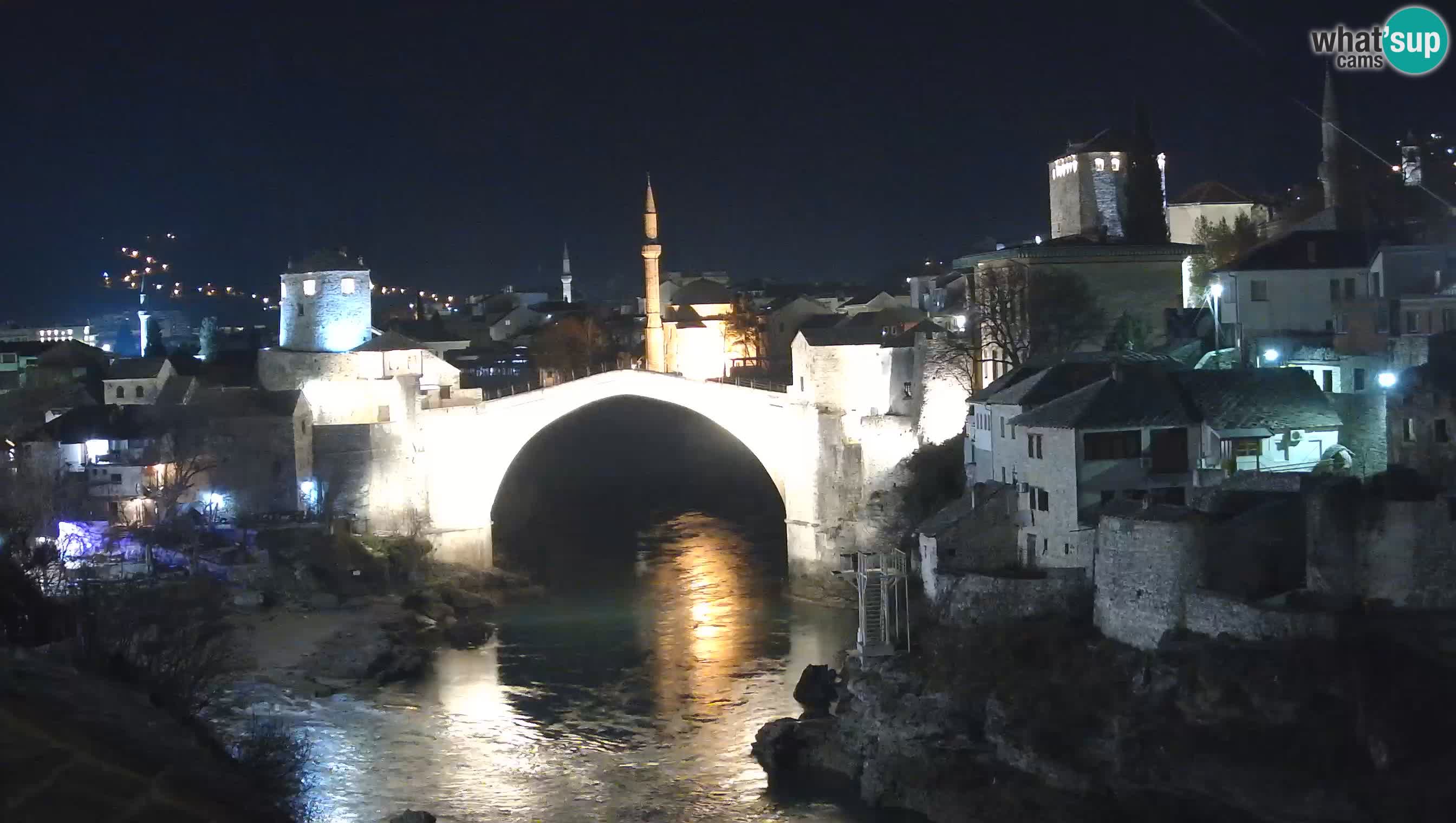 Mostar web kamera – Stari Most i rijeka Neretva – Goa Mostar