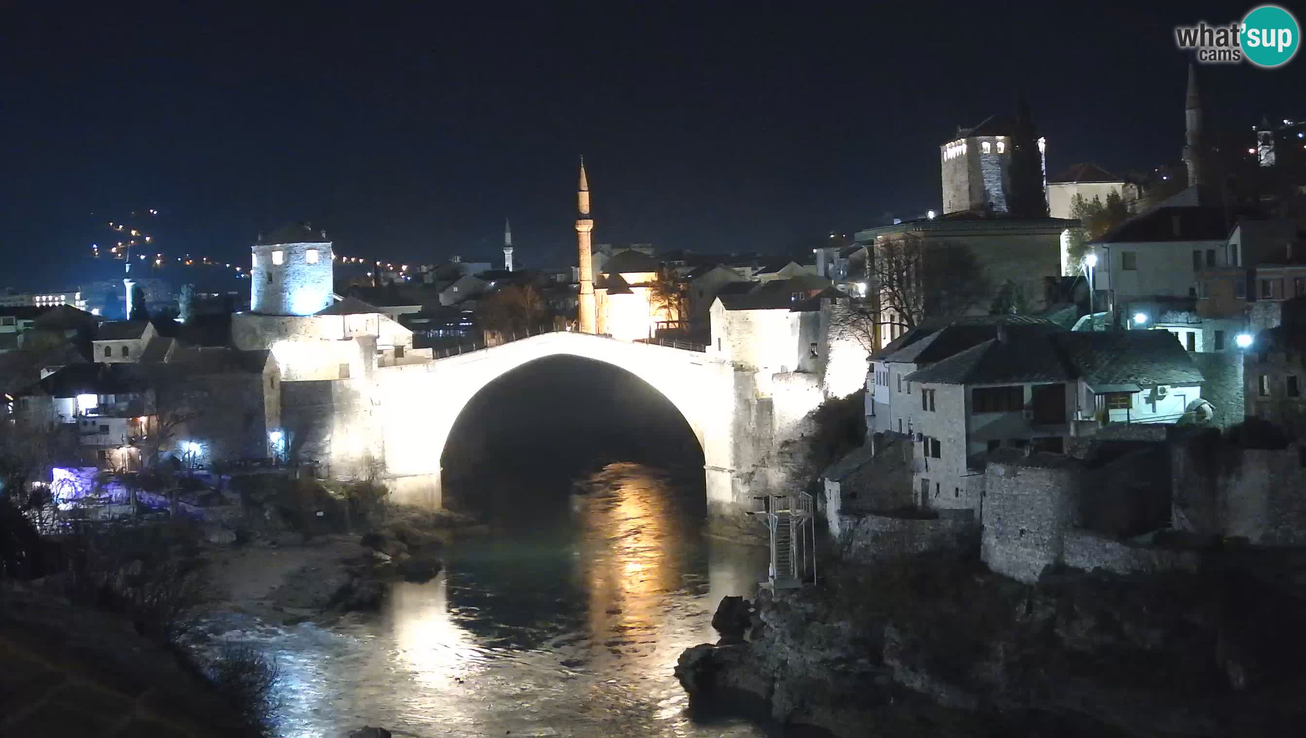 Mostar web kamera – Stari Most i rijeka Neretva – Goa Mostar