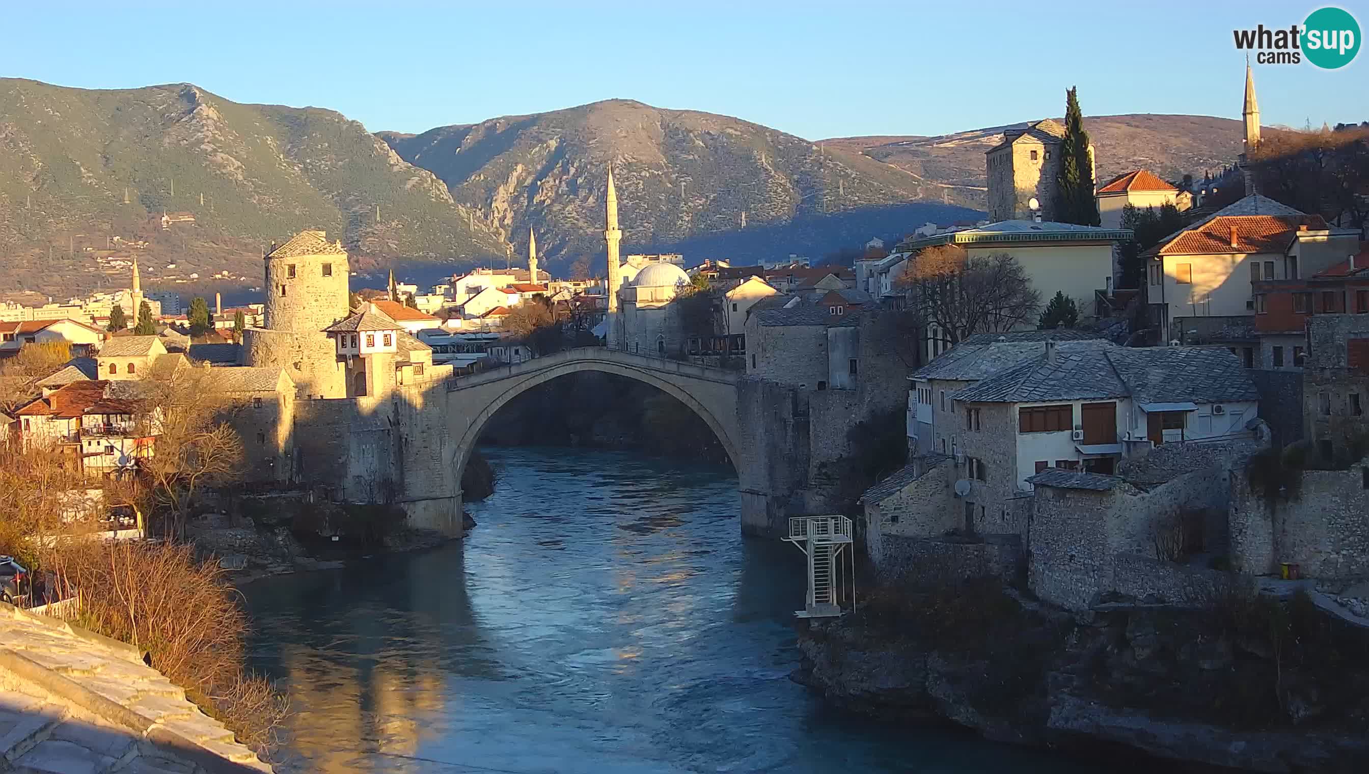 Mostar webcam – LIVE Old Bridge and Neretva river