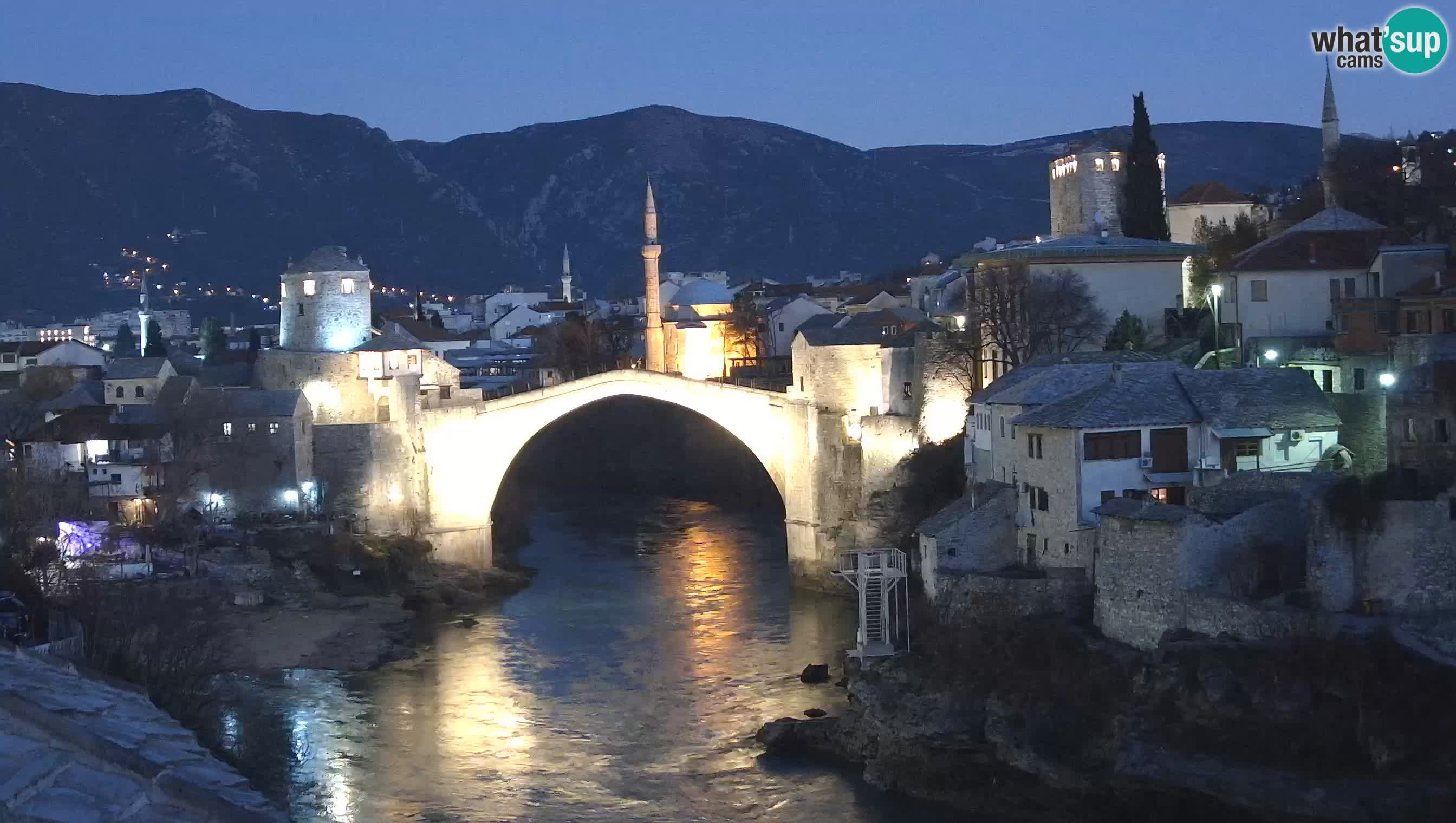 Mostar in diretta – Webcam sul Ponte Vecchio (Stari Most) e fiume Neretva