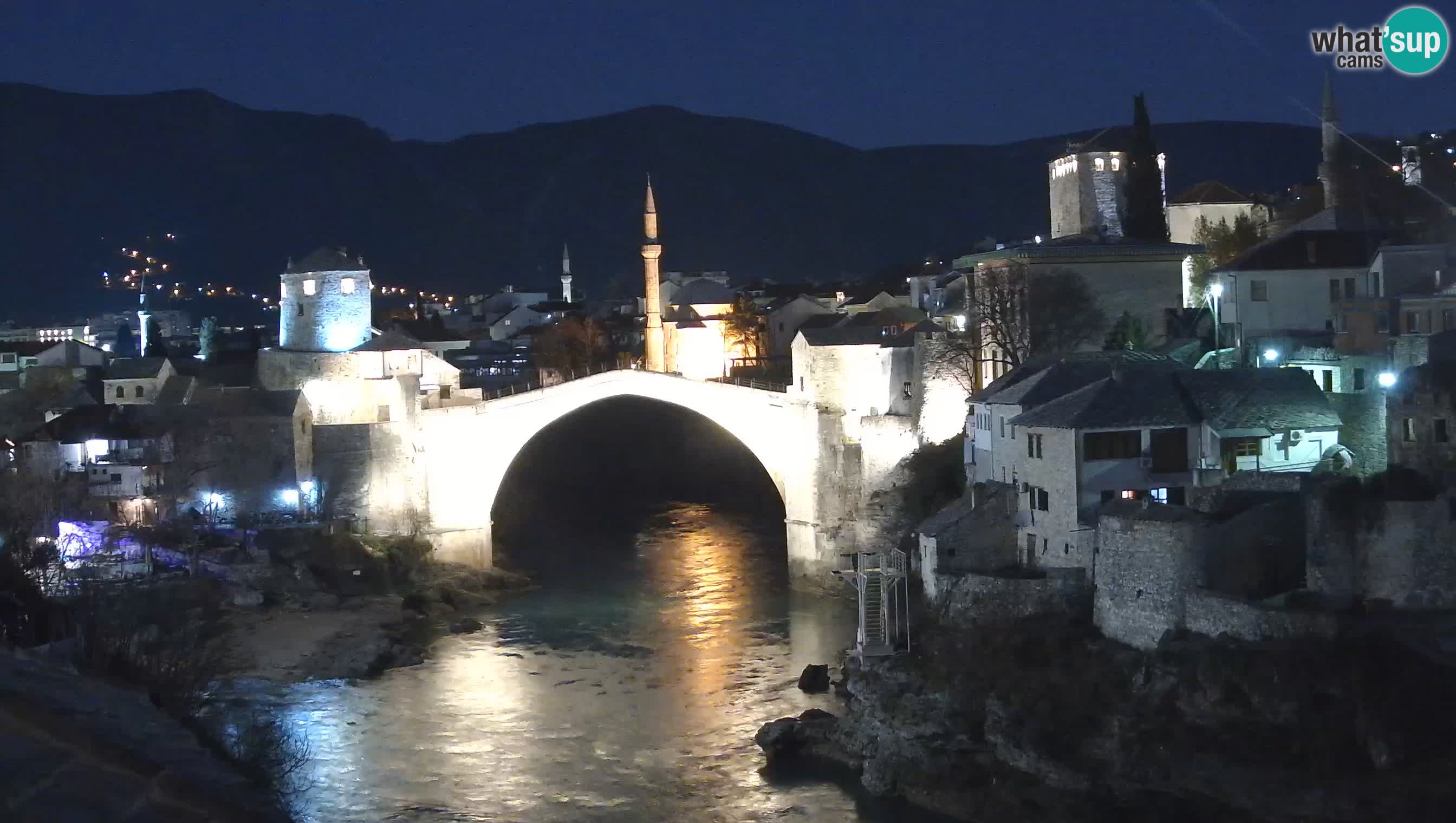 Webcam Mostar – Il Ponte Vecchio sul fiume Neretva