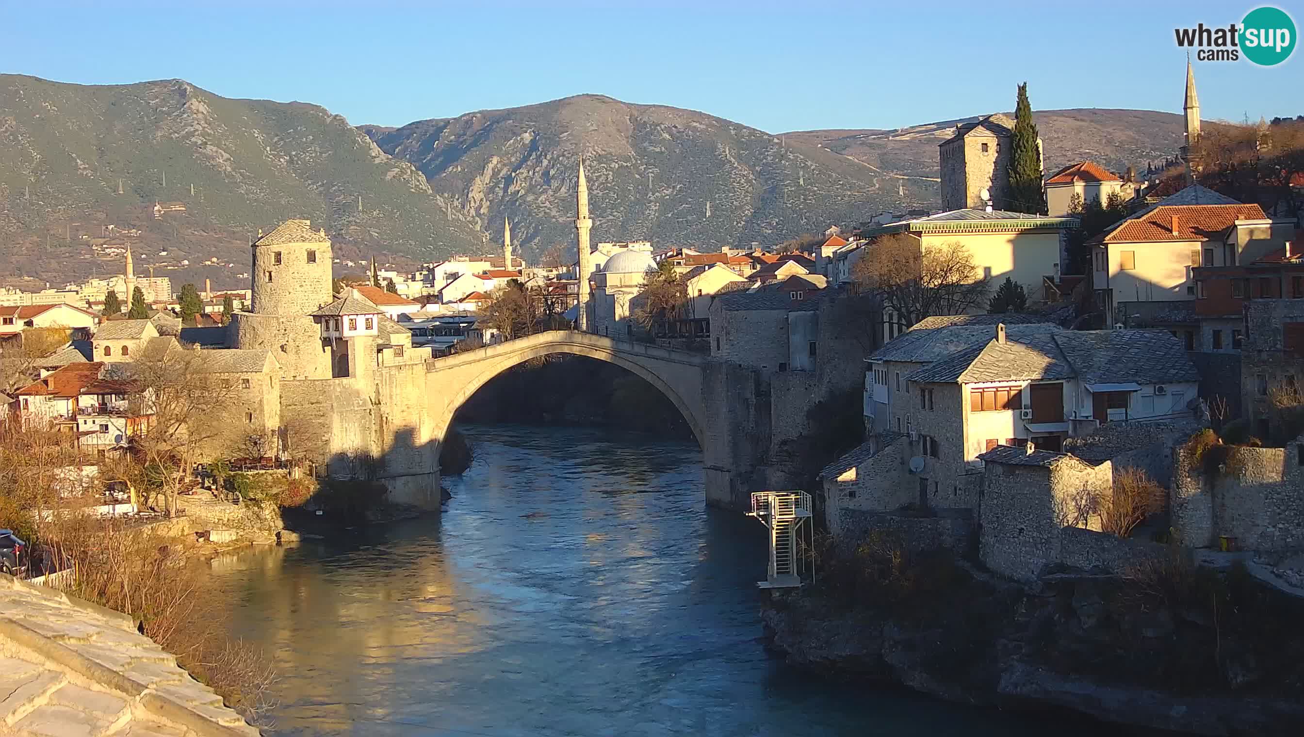 Mostar in diretta – Webcam sul Ponte Vecchio (Stari Most) e fiume Neretva