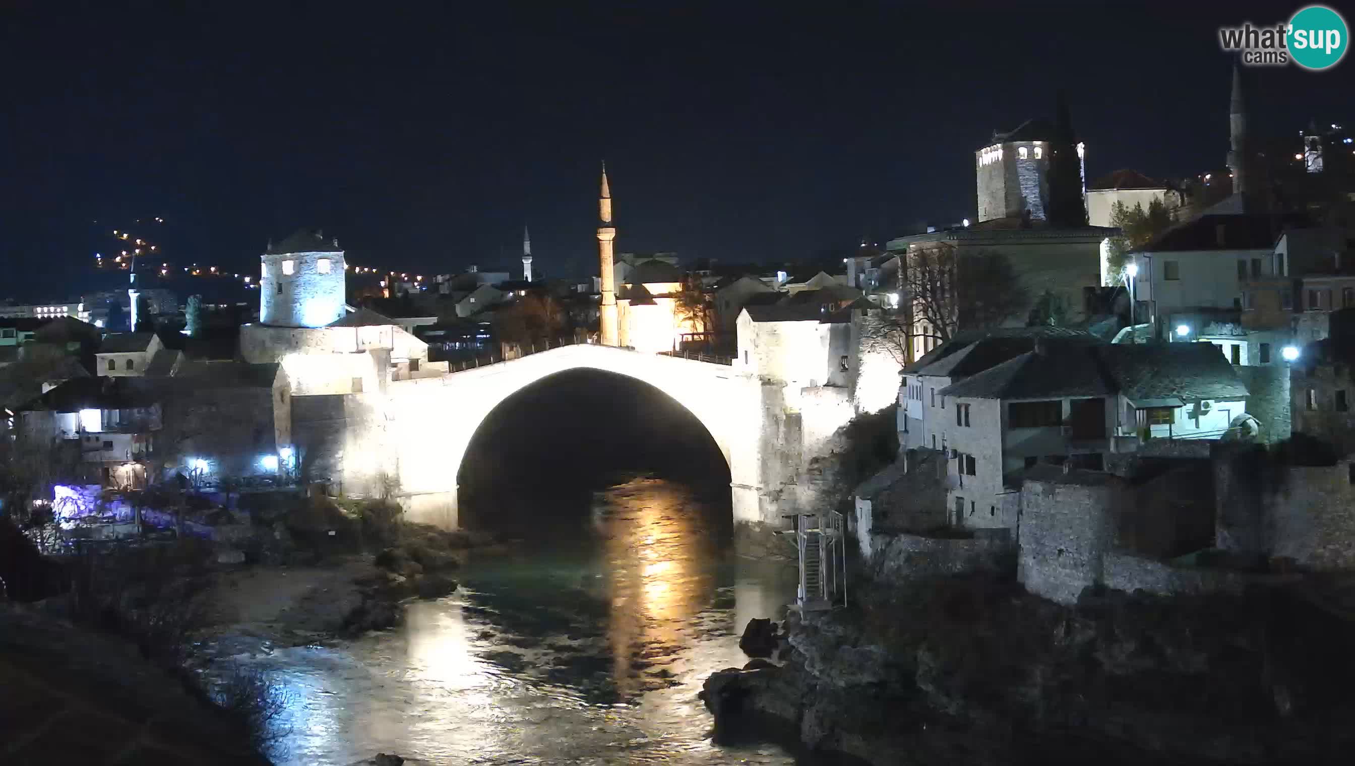 Mostar web kamera – Stari Most i rijeka Neretva – Goa Mostar