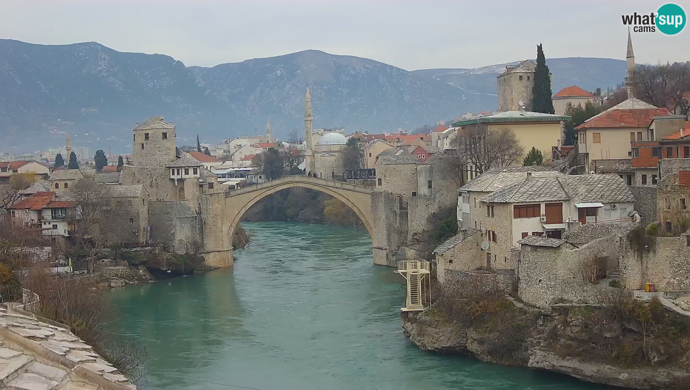 Webcam Mostar – Il Ponte Vecchio sul fiume Neretva