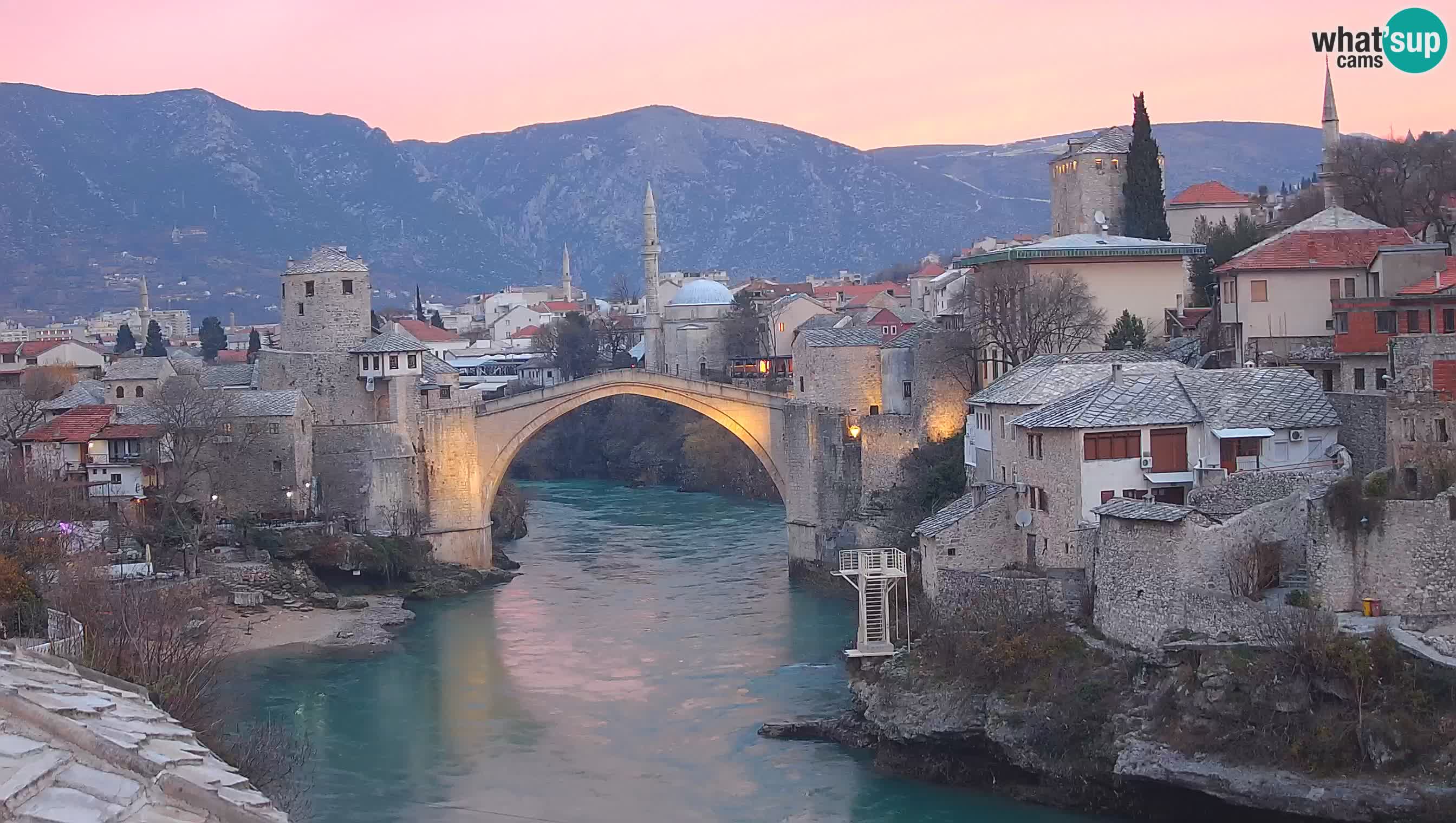 Webcam Mostar – Il Ponte Vecchio sul fiume Neretva