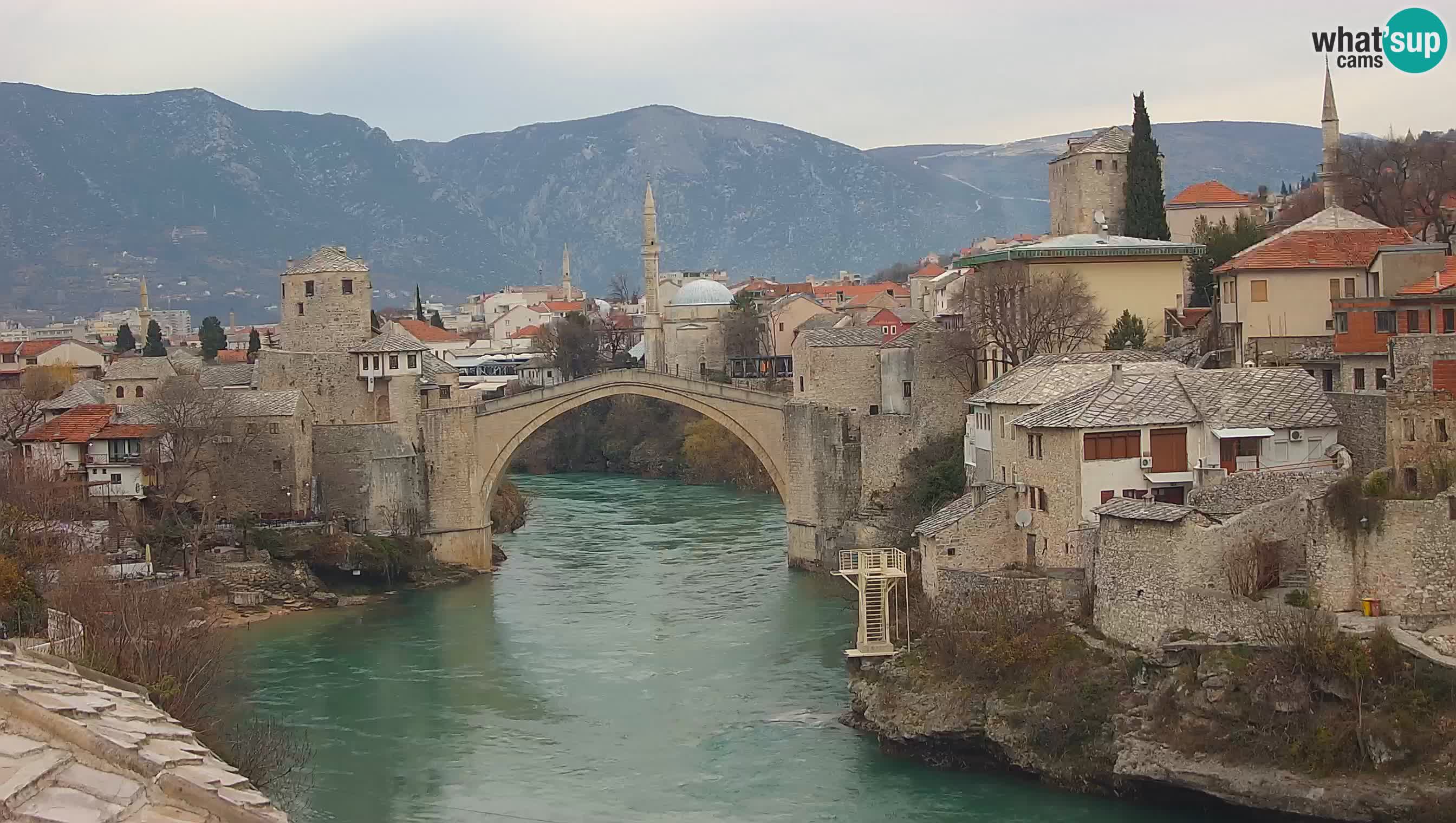 Webcam Mostar – Il Ponte Vecchio sul fiume Neretva