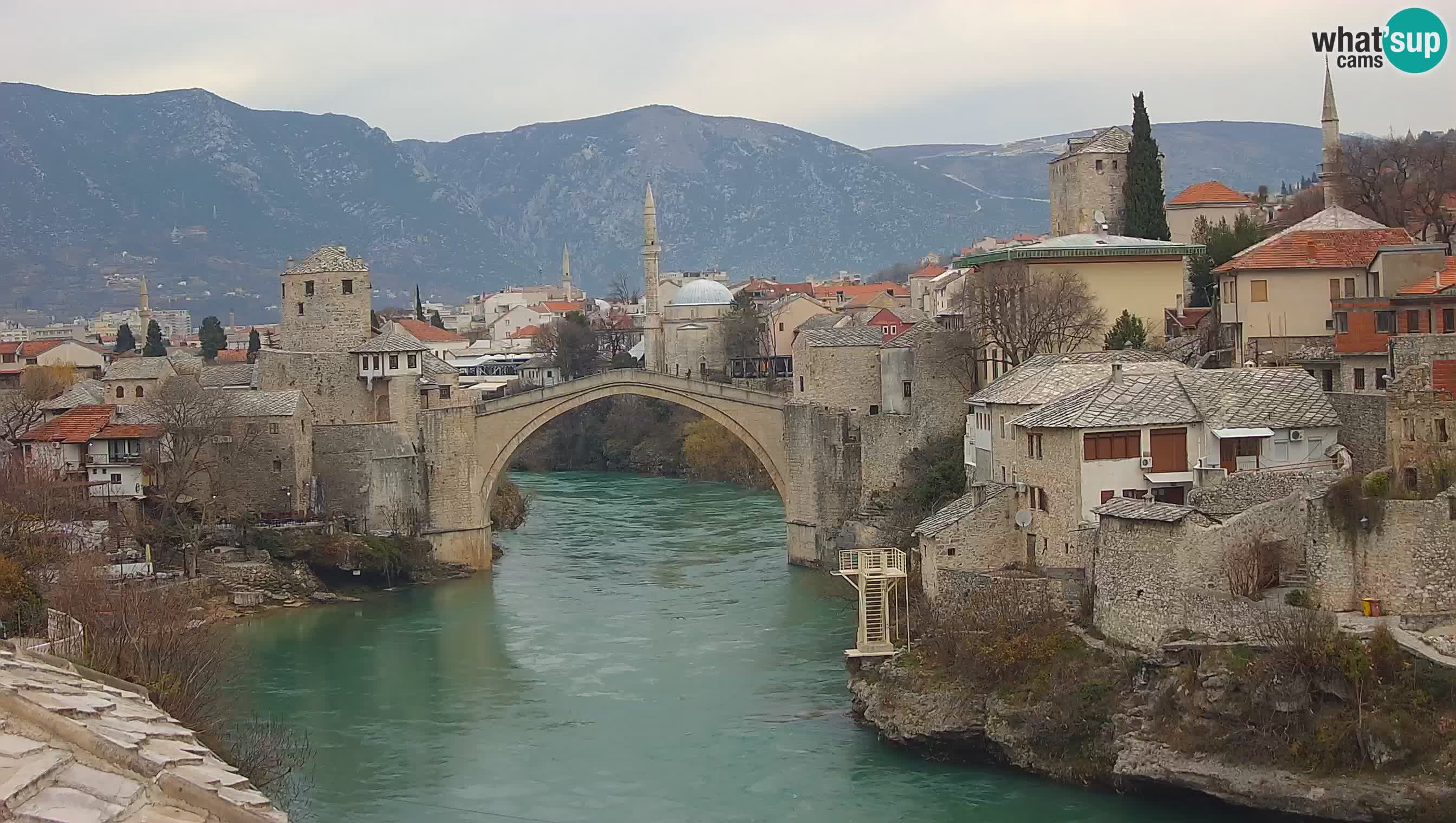 Webcam Mostar – Il Ponte Vecchio sul fiume Neretva
