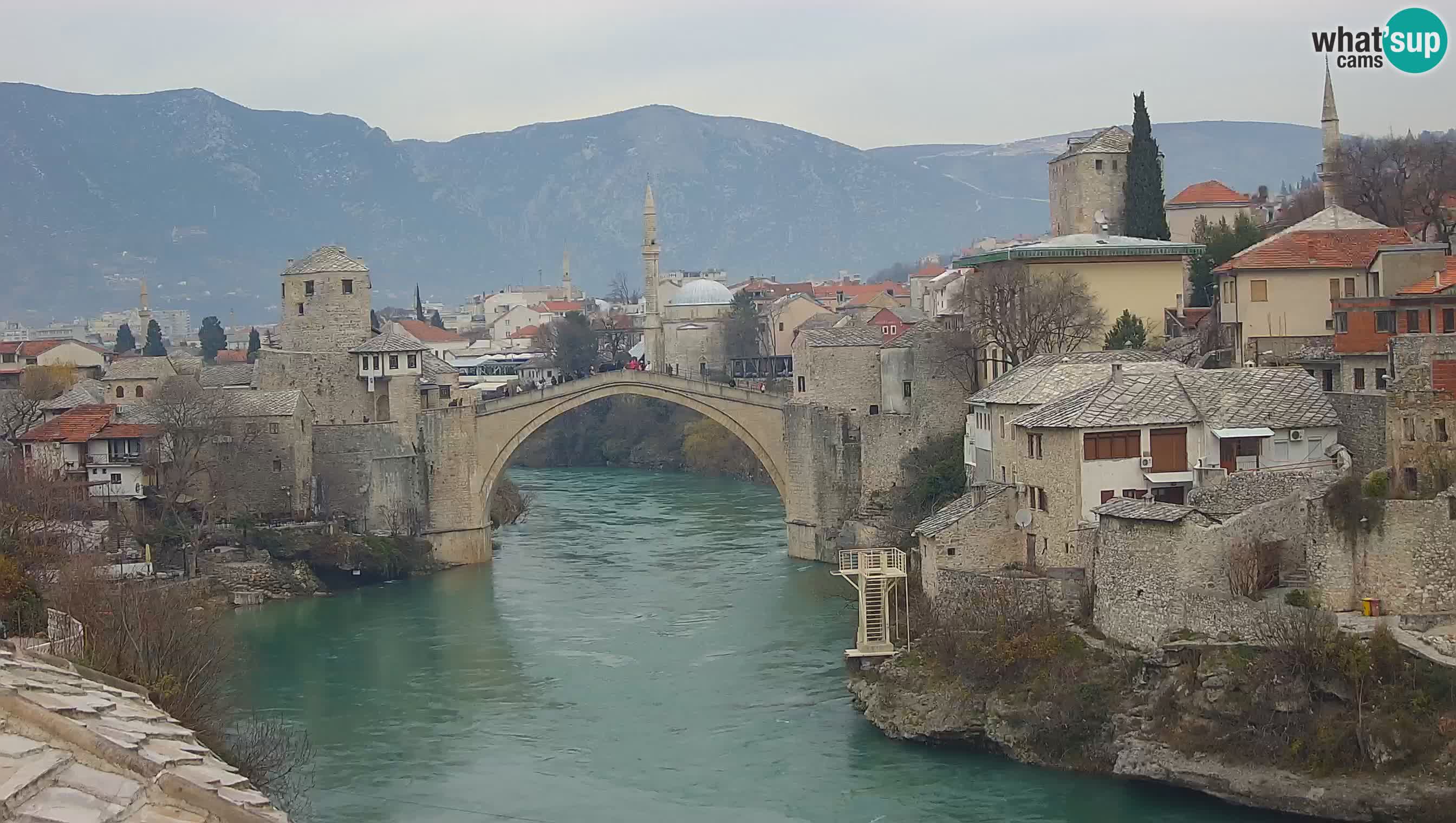 Webcam Mostar – Il Ponte Vecchio sul fiume Neretva