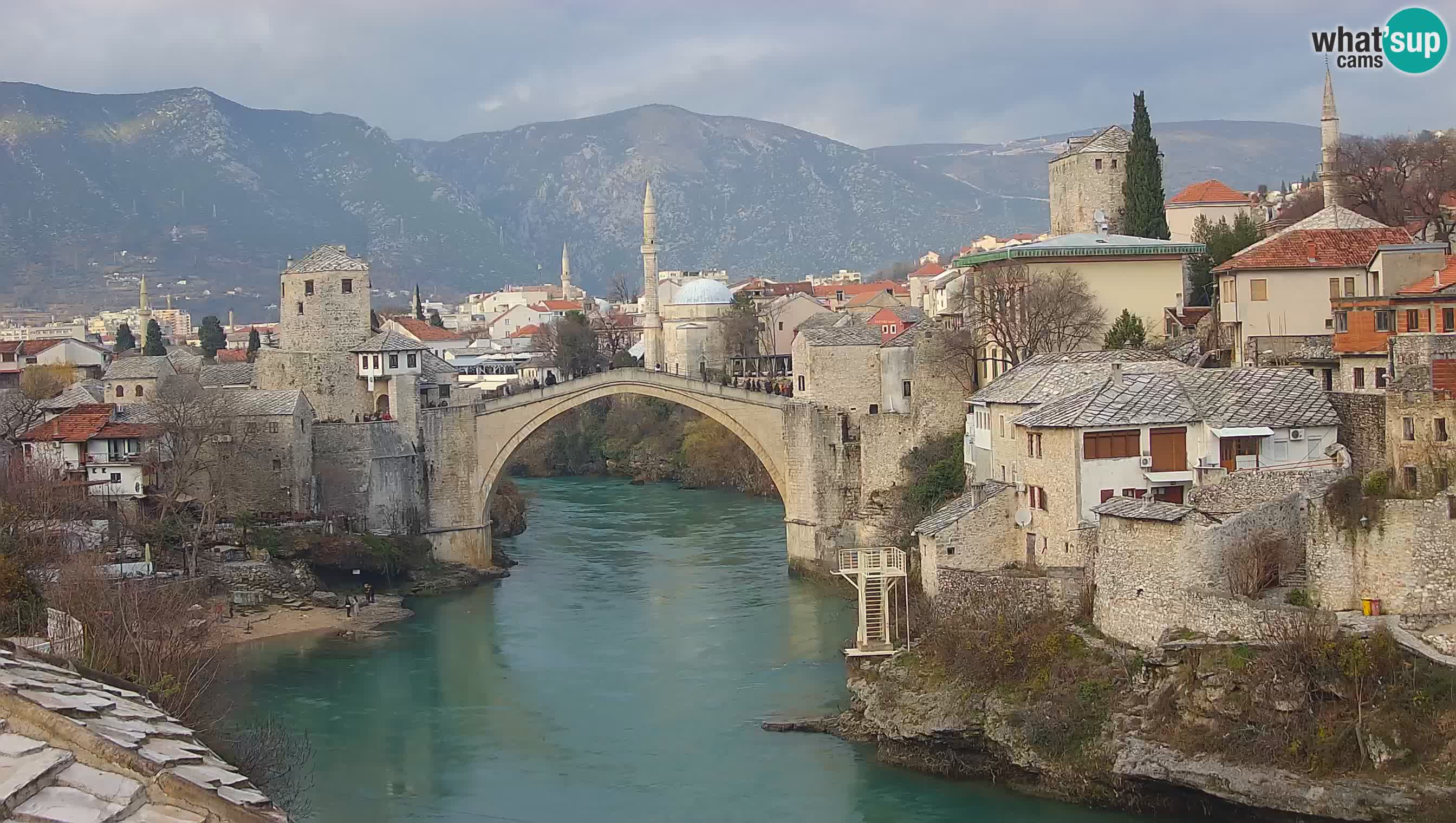 Mostar web kamera – Stari Most i rijeka Neretva – Goa Mostar