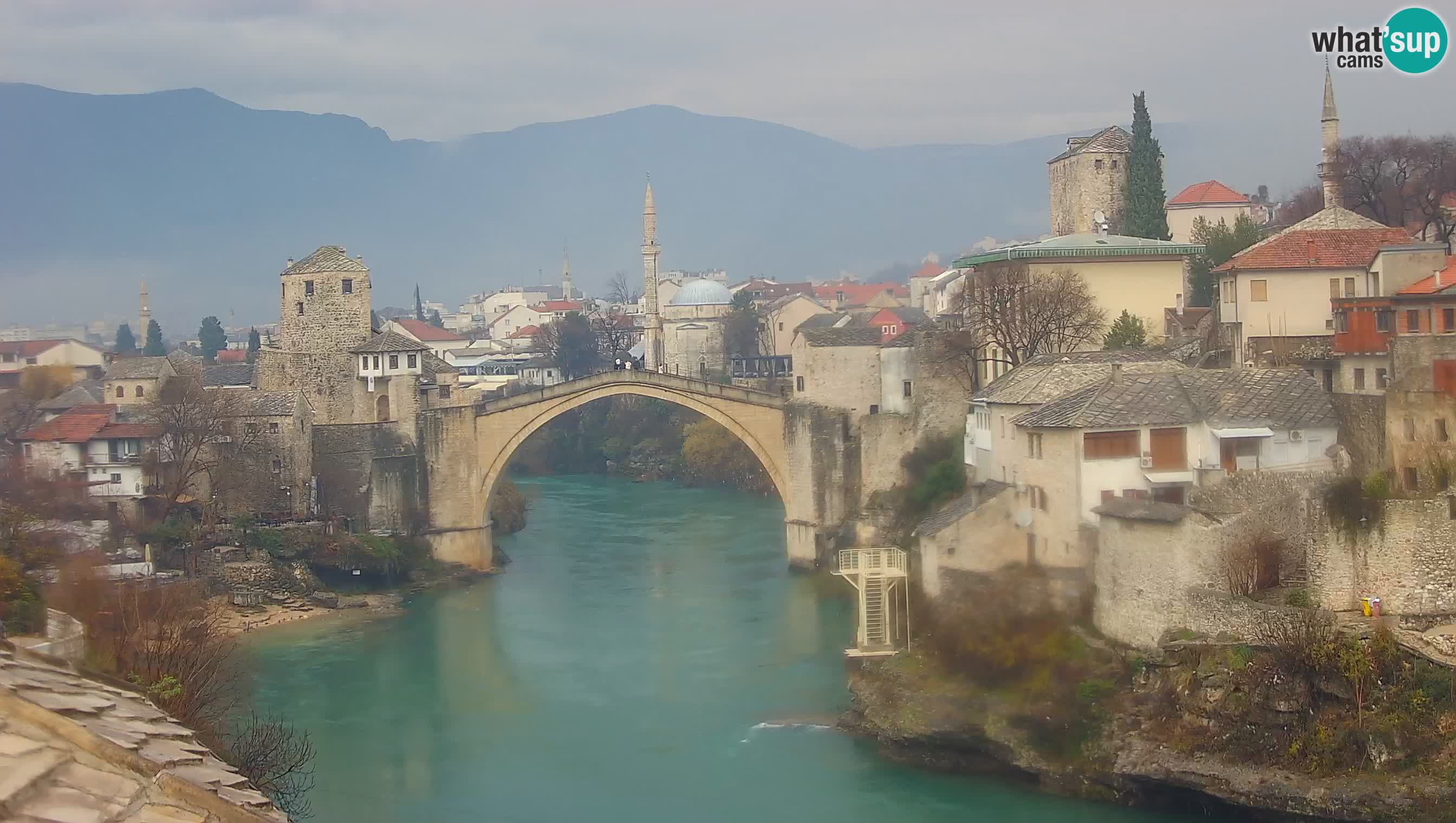 Mostar webcam – LIVE Old Bridge and Neretva river