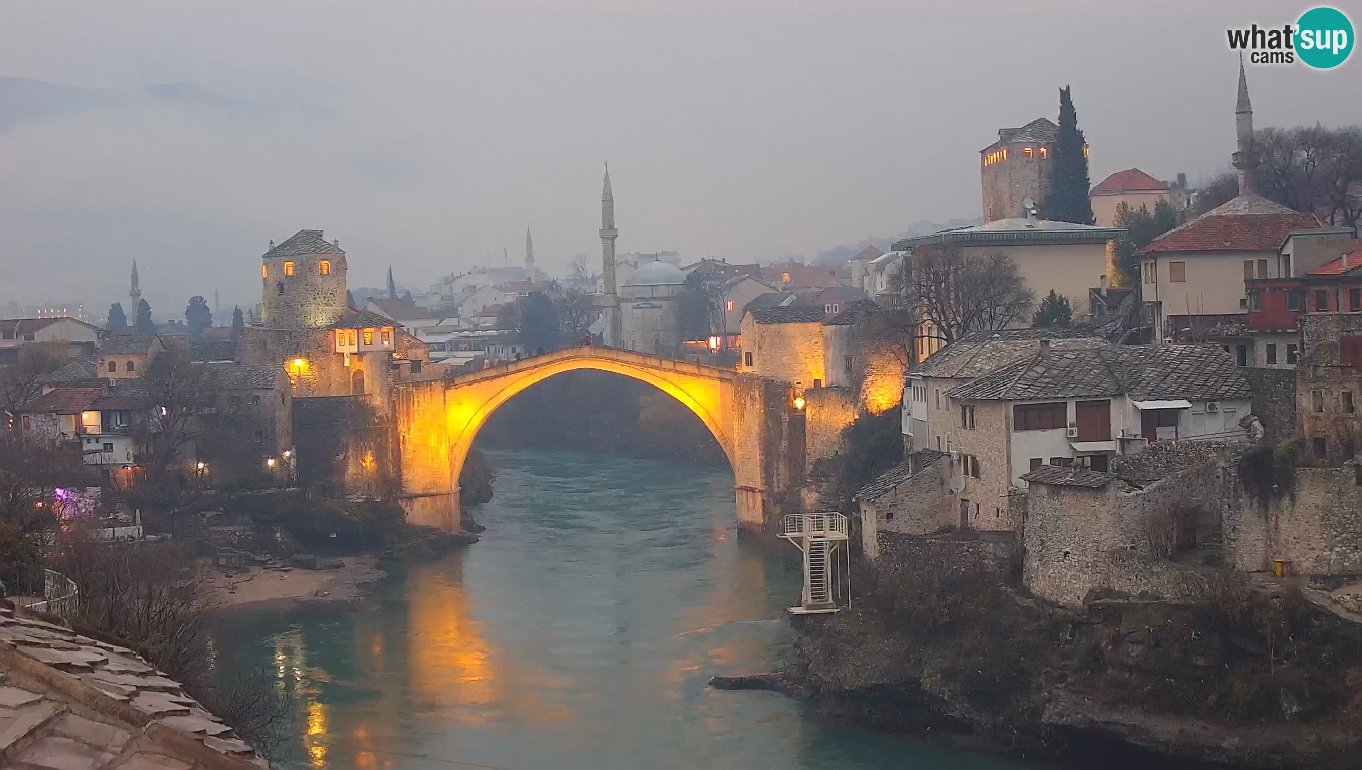 Mostar in diretta – Webcam sul Ponte Vecchio (Stari Most) e fiume Neretva